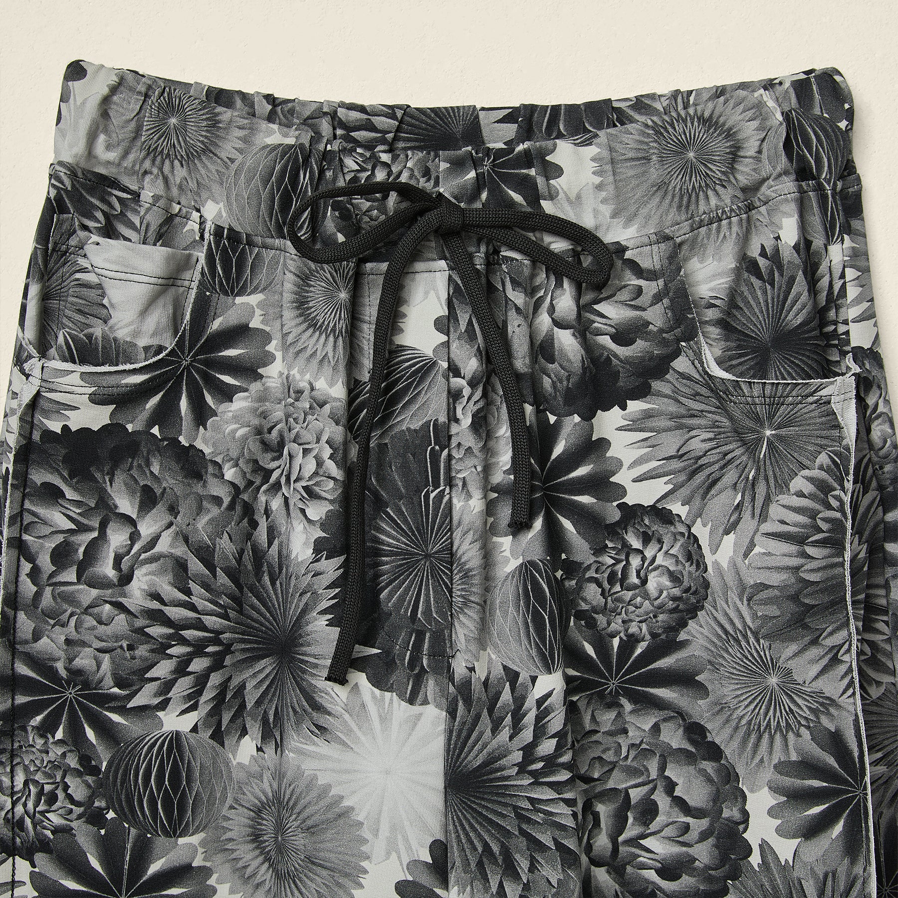 PRINTED FLEECE TROUSERS