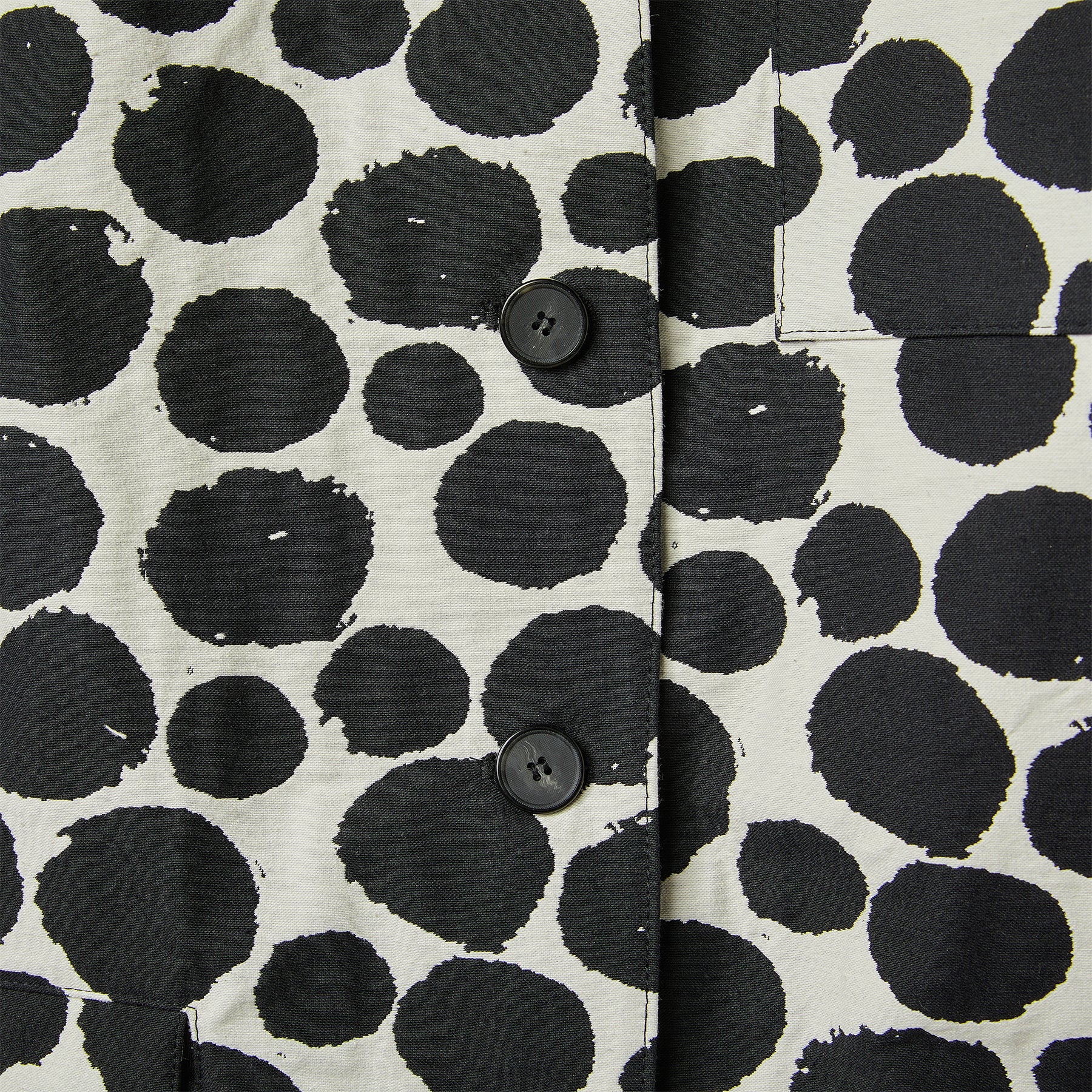 圆点图案短夹克