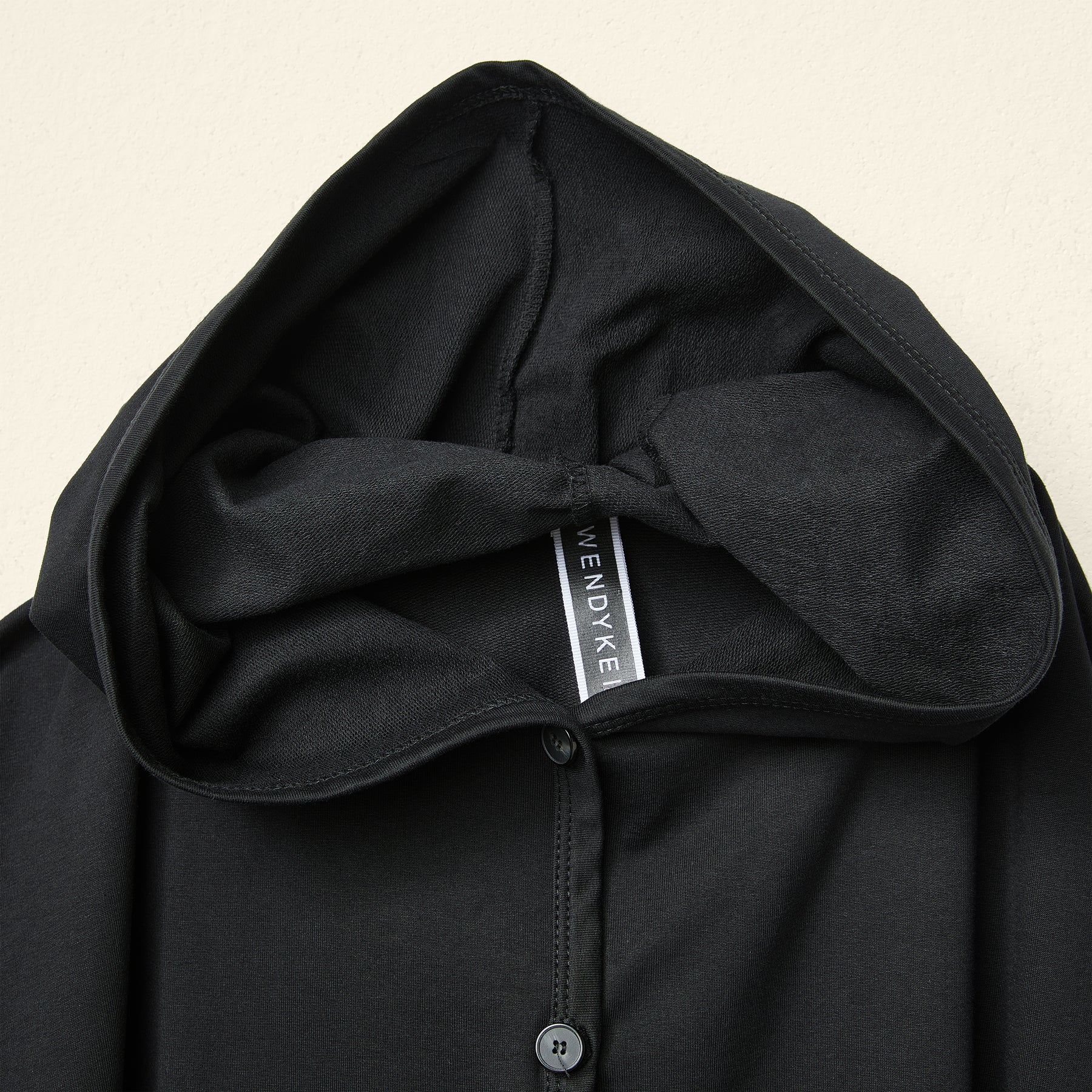 HOODED SWEATSHIRT JACKET