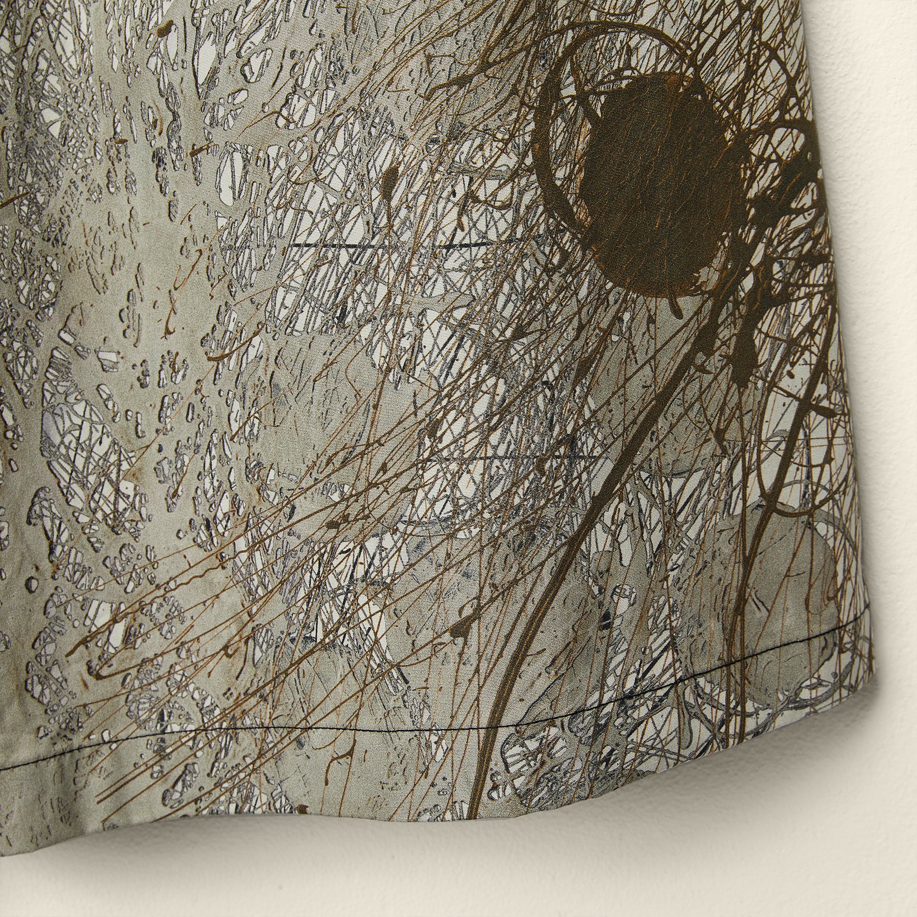 URBAN SCRIBBLE COTTON TROUSERS