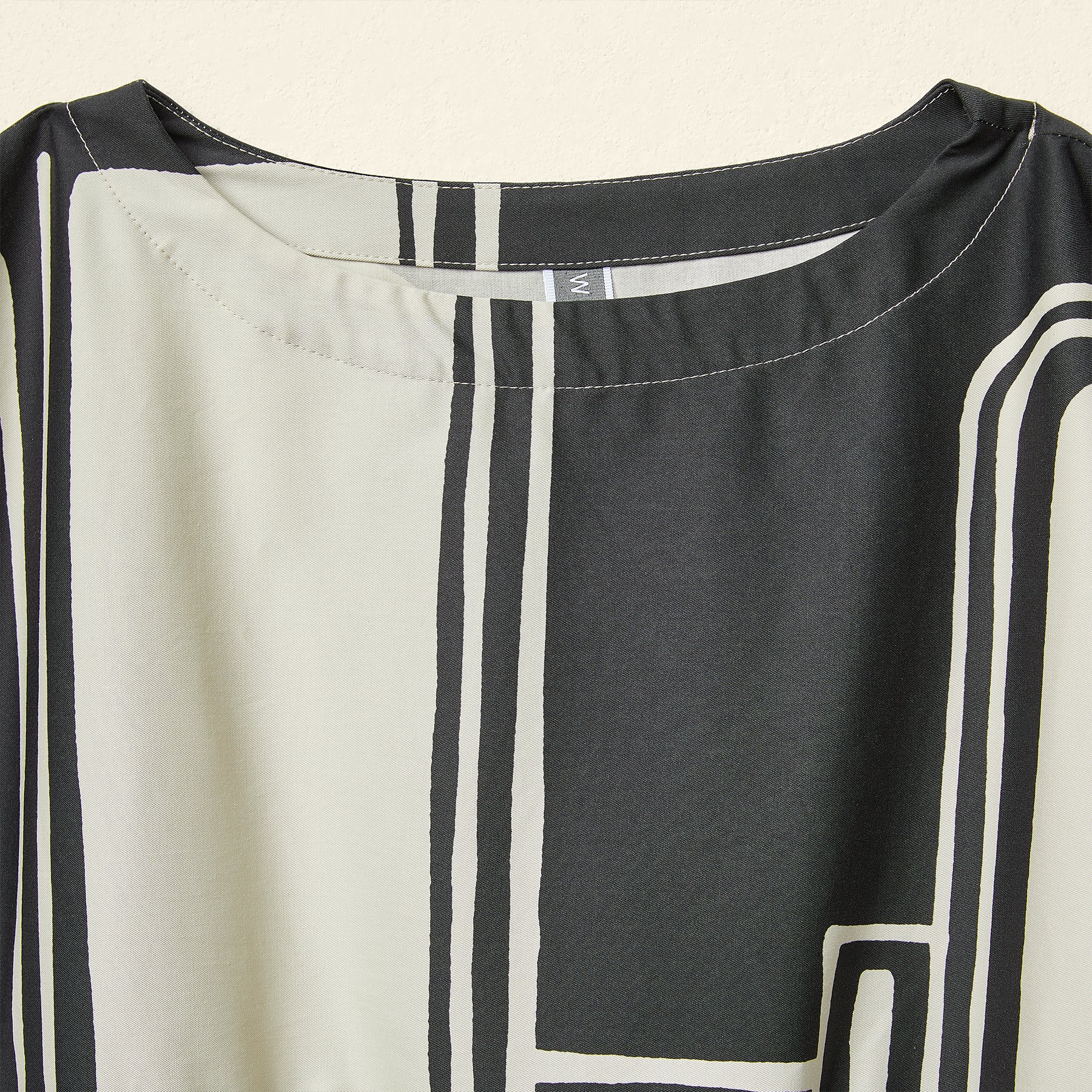 COTTON DRESS WITH GEOMETRIC PRINT