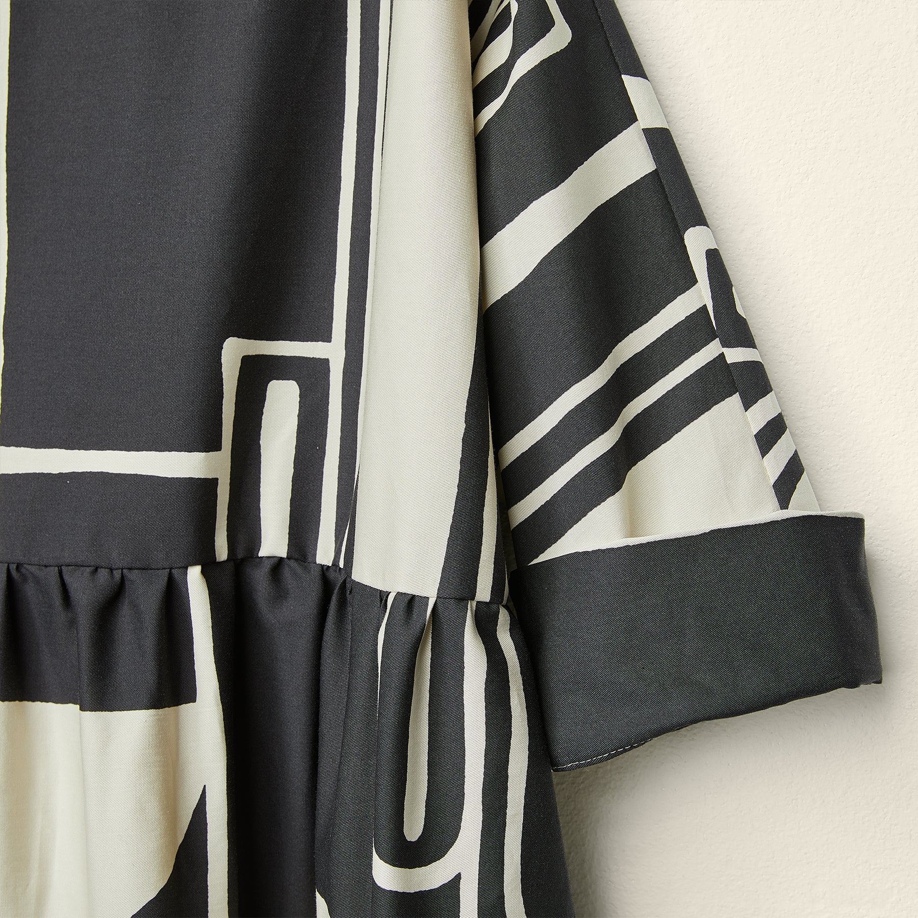 COTTON DRESS WITH GEOMETRIC PRINT