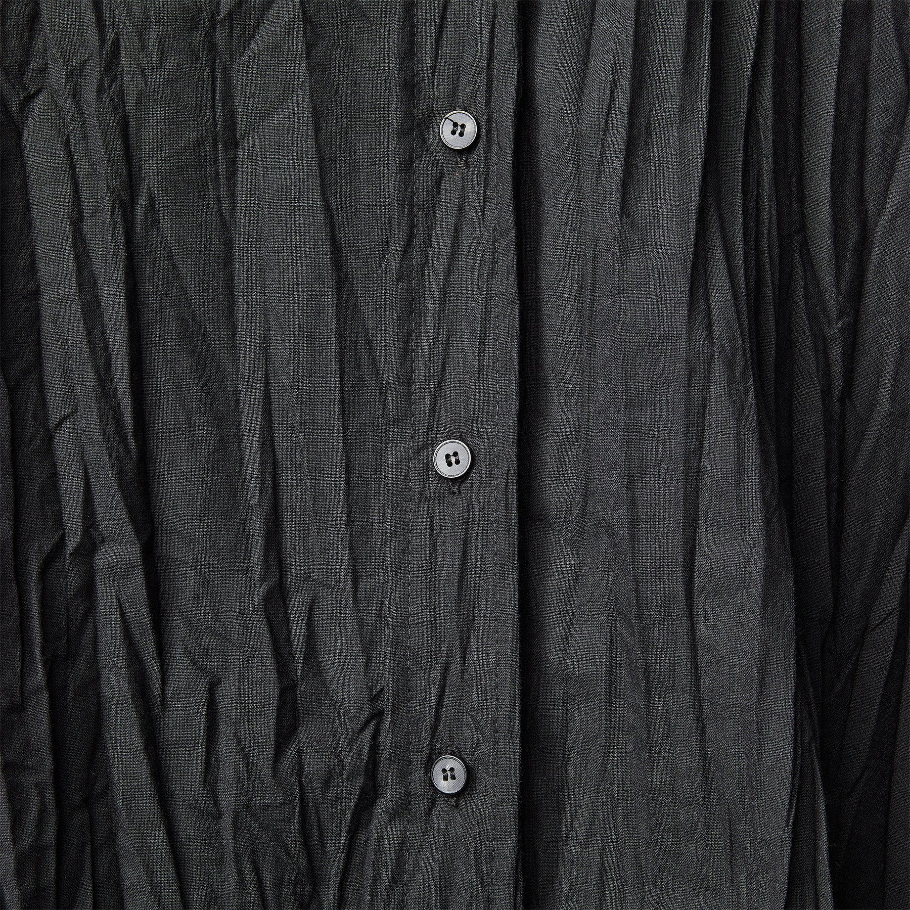 WIDE SHIRT IN WRINKLED EFFECT FABRIC