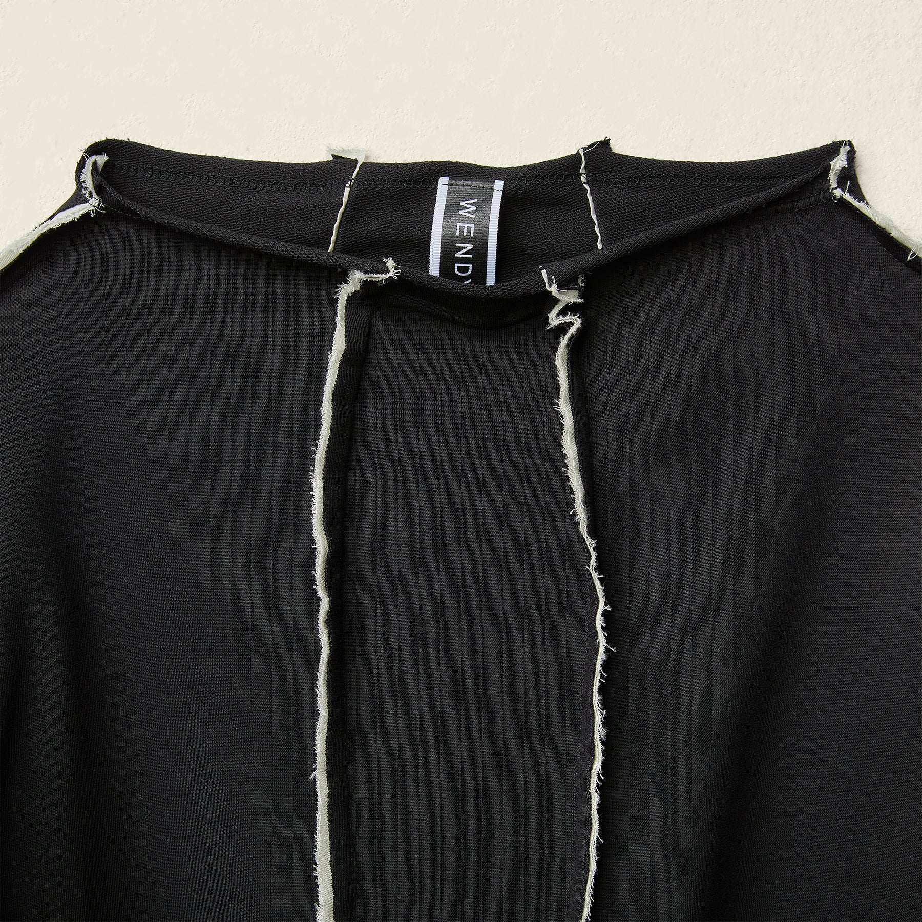 RAW-EDGE SWEATSHIRT