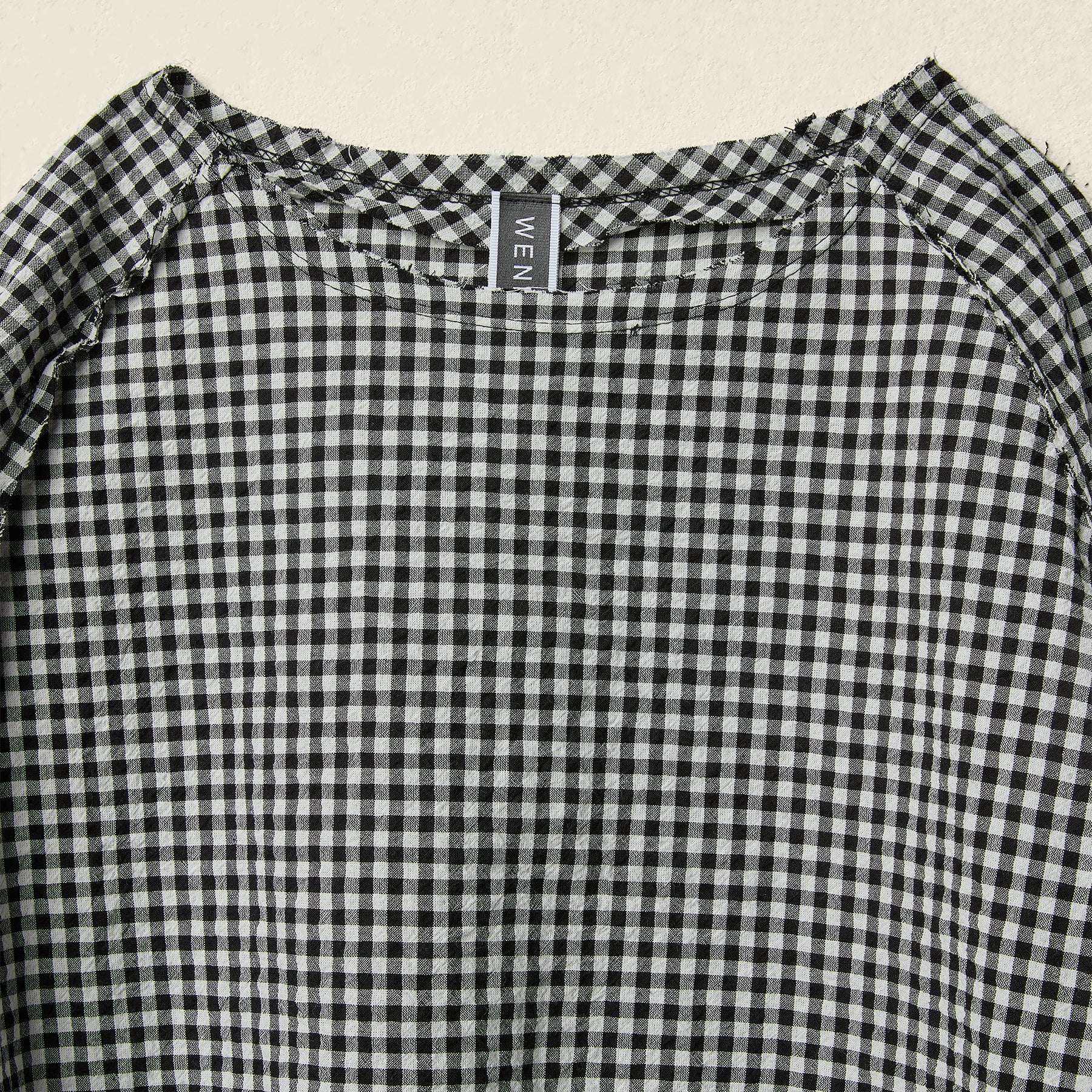 GINGHAM CHECK BLOUSE