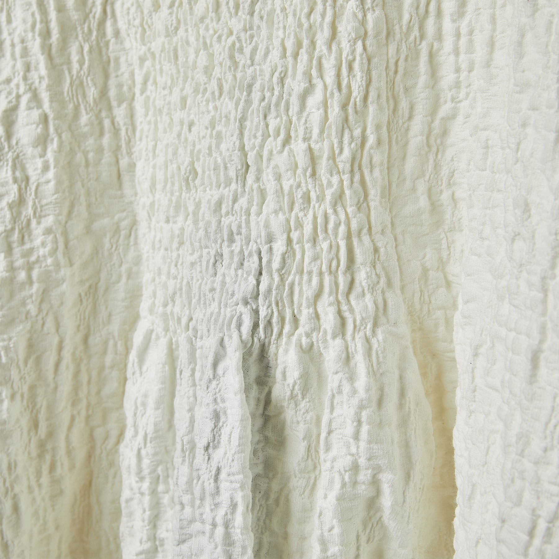 CRINKLED GATHERED BLOUSE