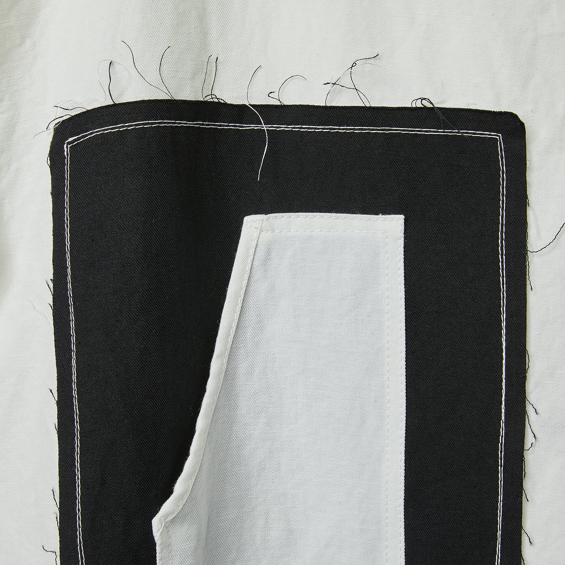 撞色方巾连衣裙