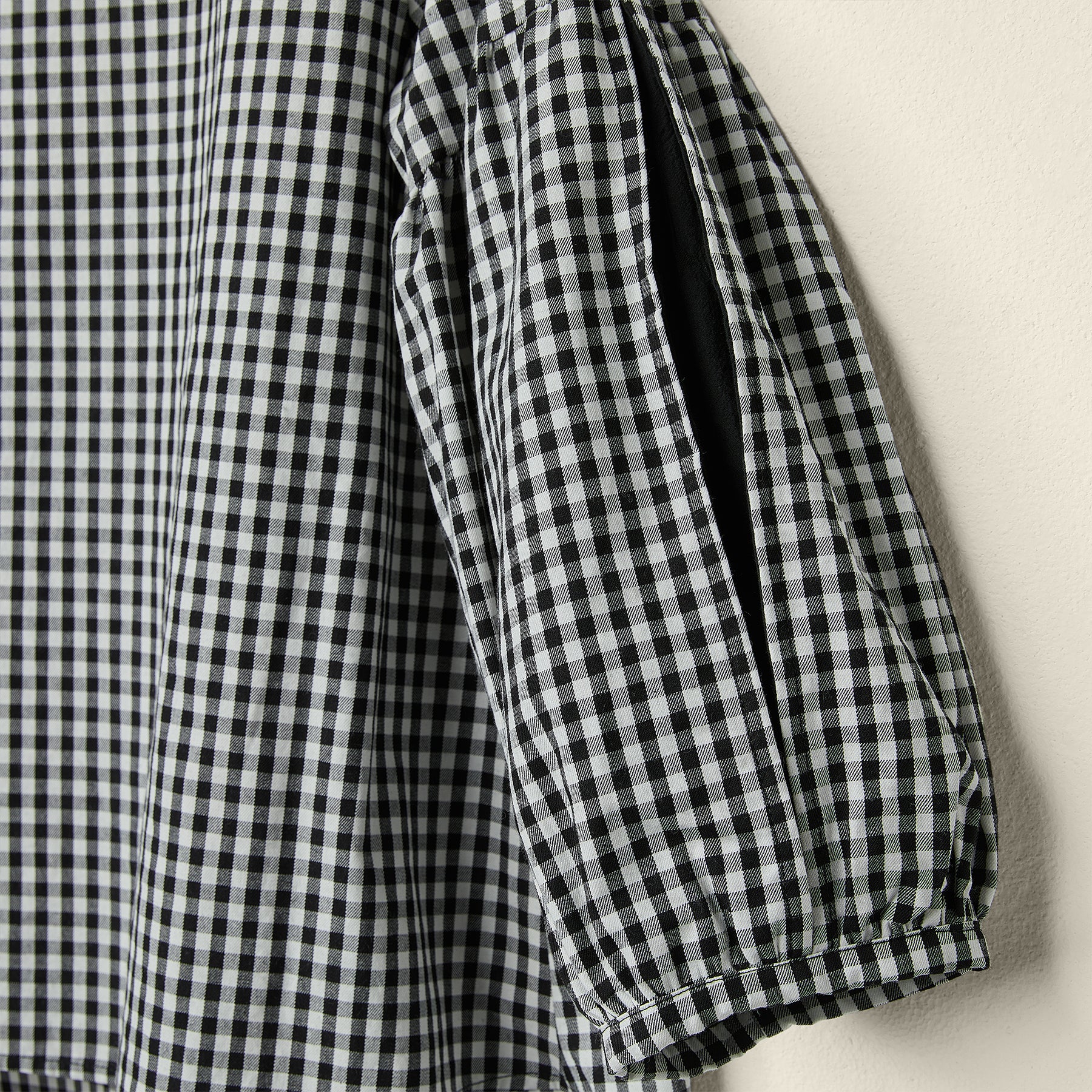 PUFF SLEEVES VICHY BLOUSE