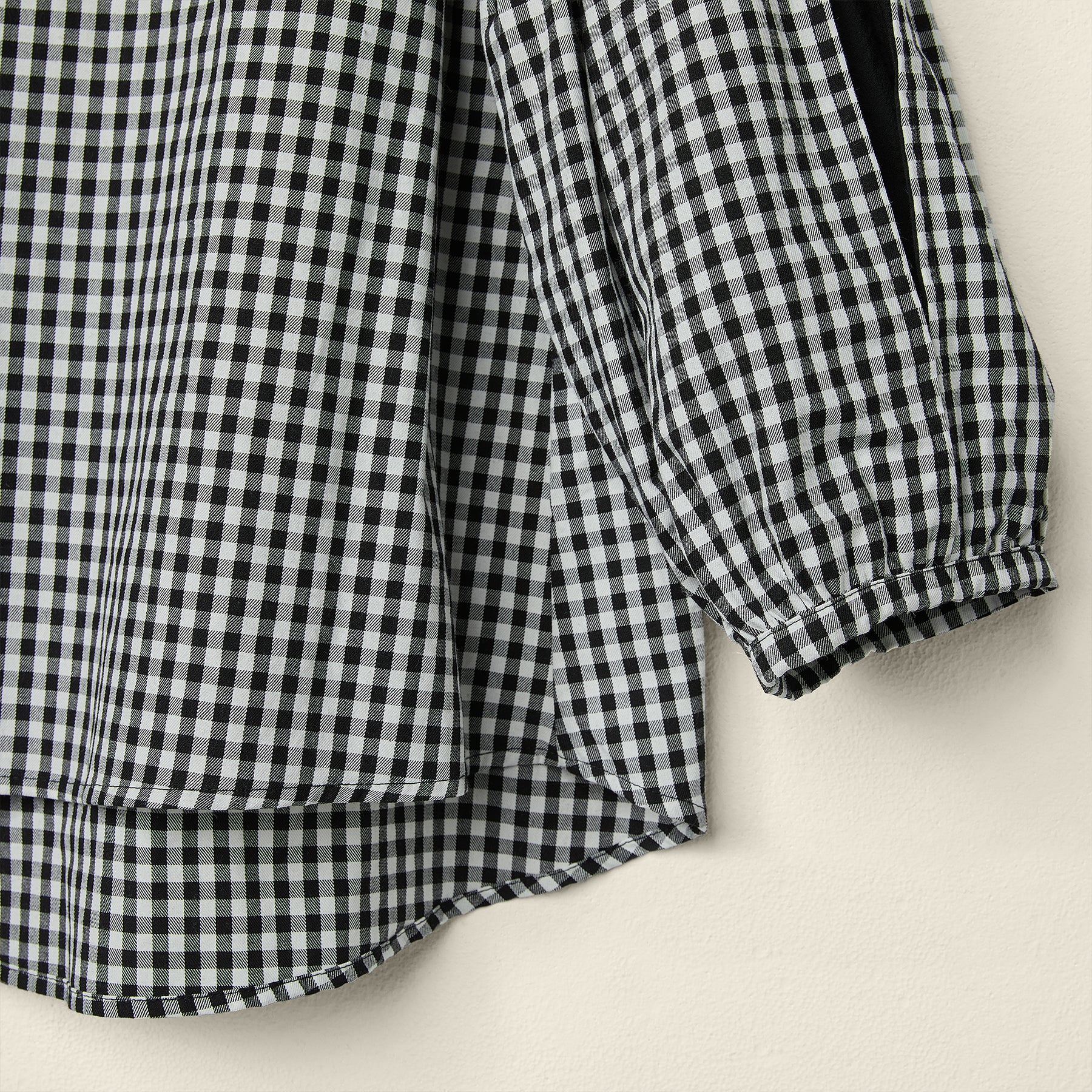 PUFF SLEEVES VICHY BLOUSE