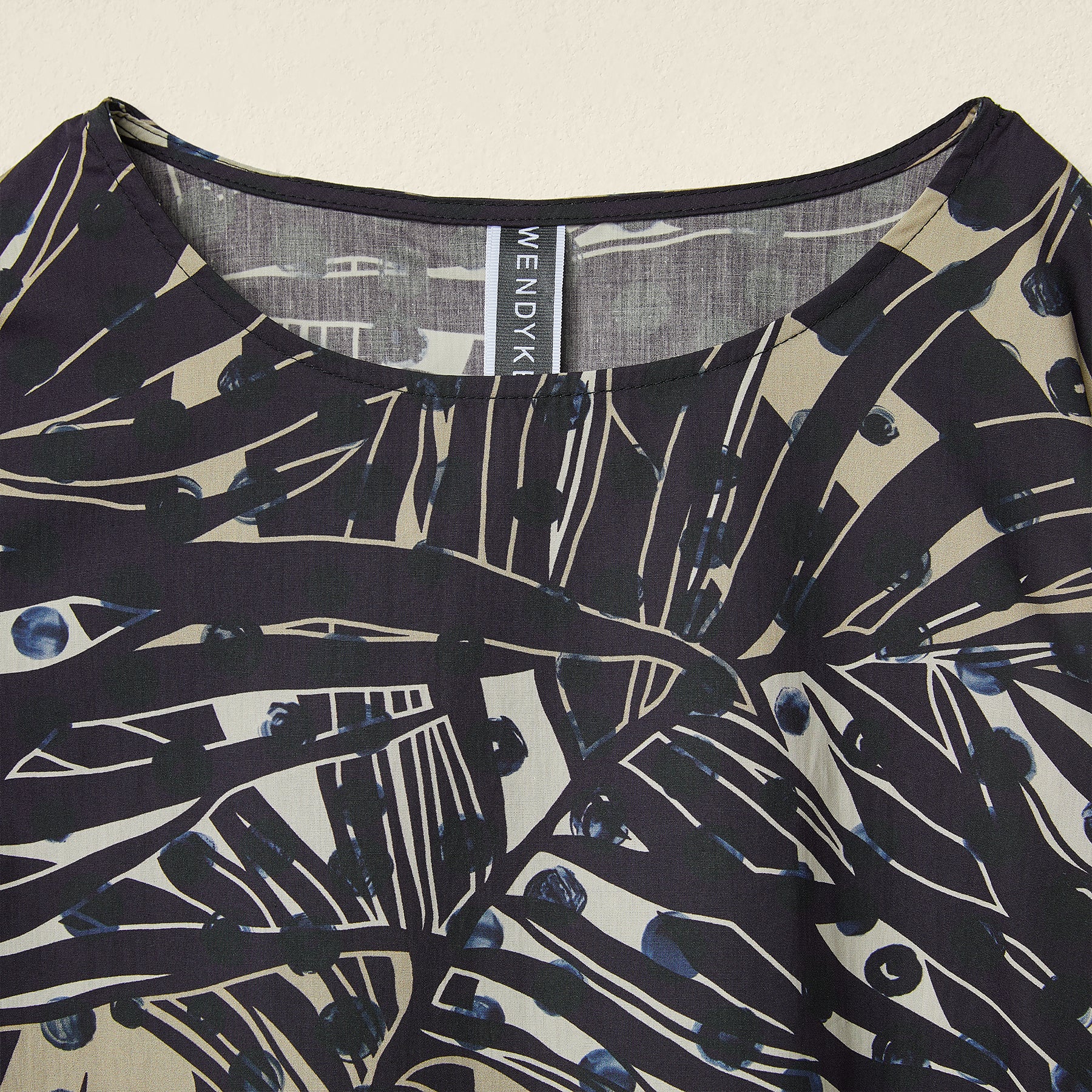 DRESS WITH PURPLE PRINT