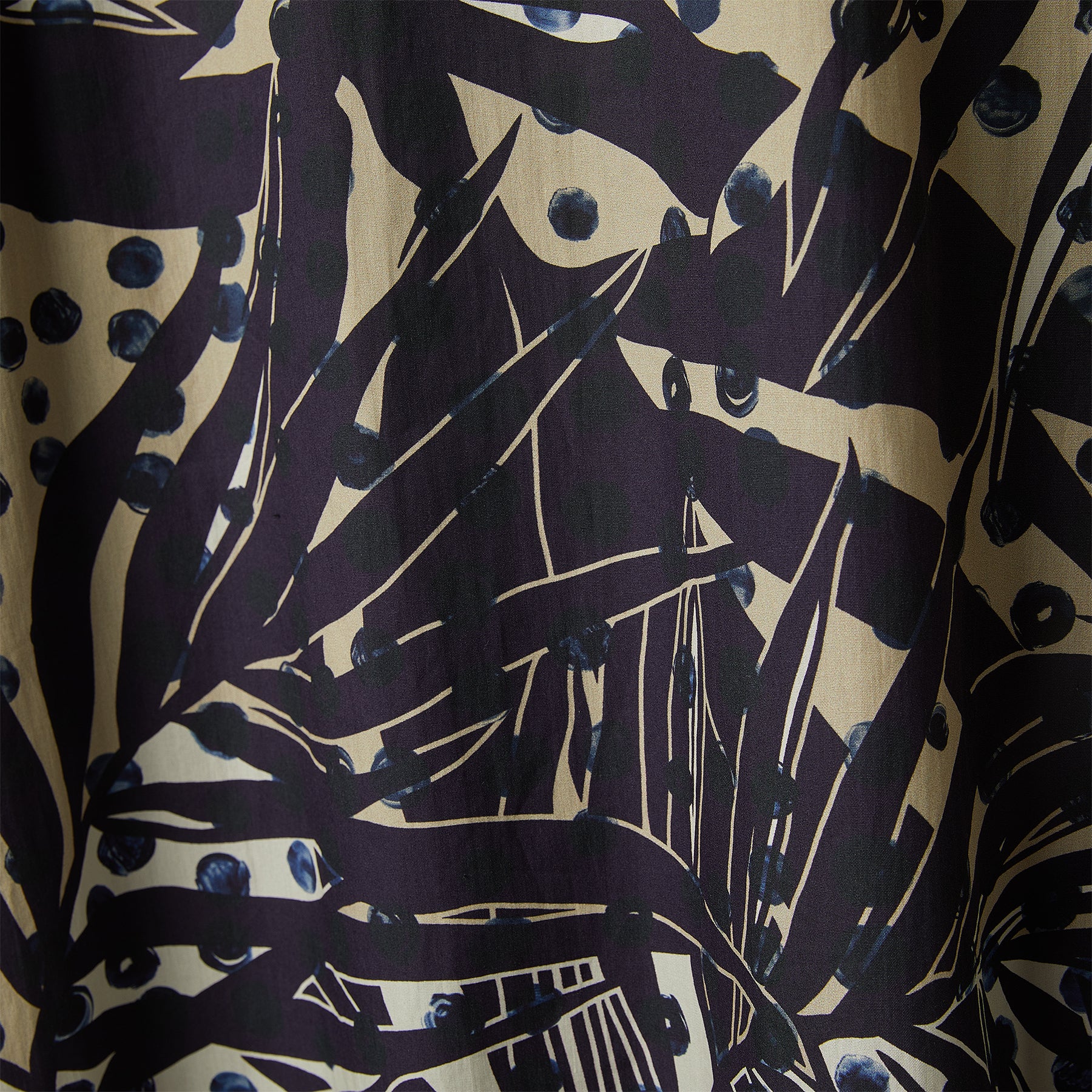 DRESS WITH PURPLE PRINT