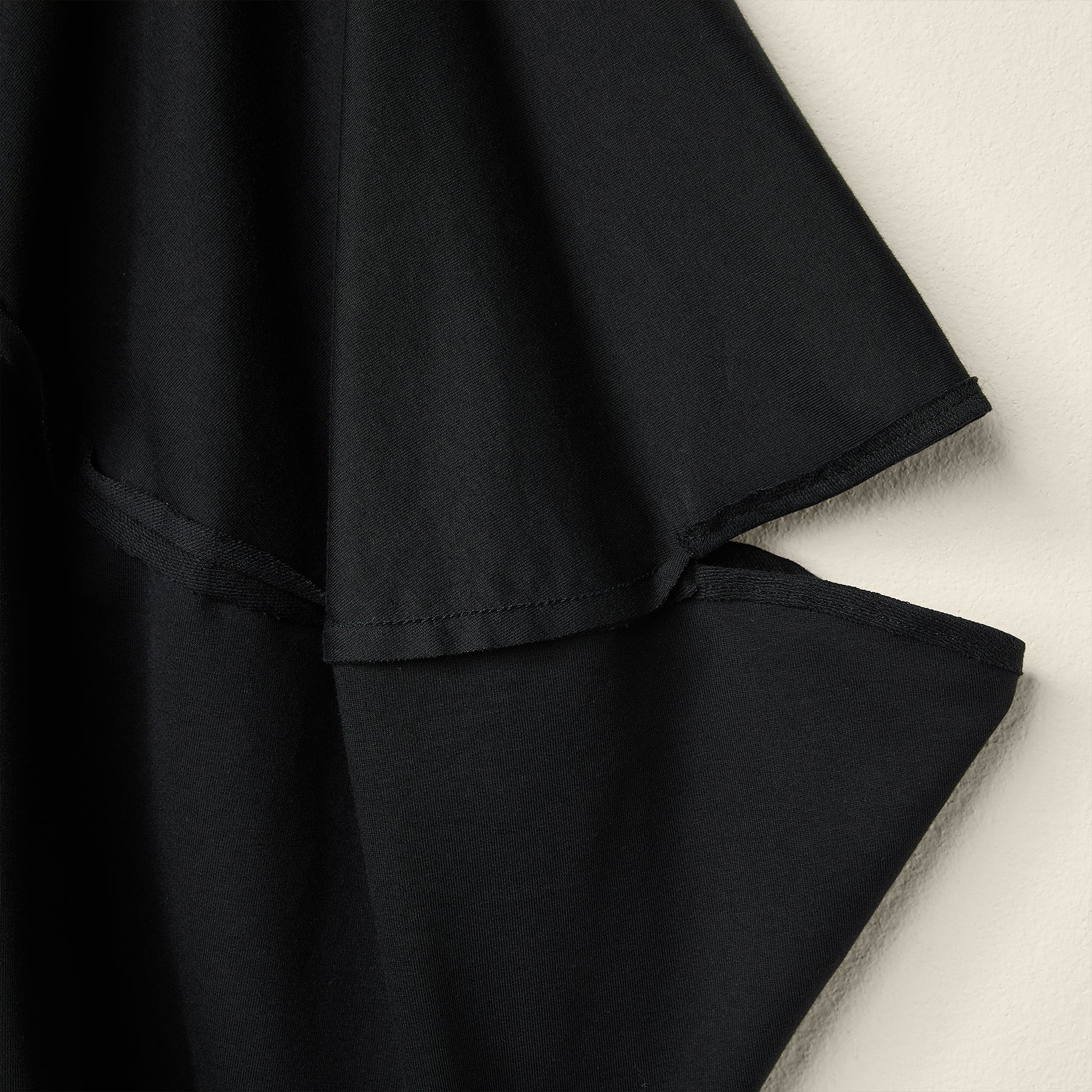 BAT SLEEVES ASYMMETRICAL T-SHIRT