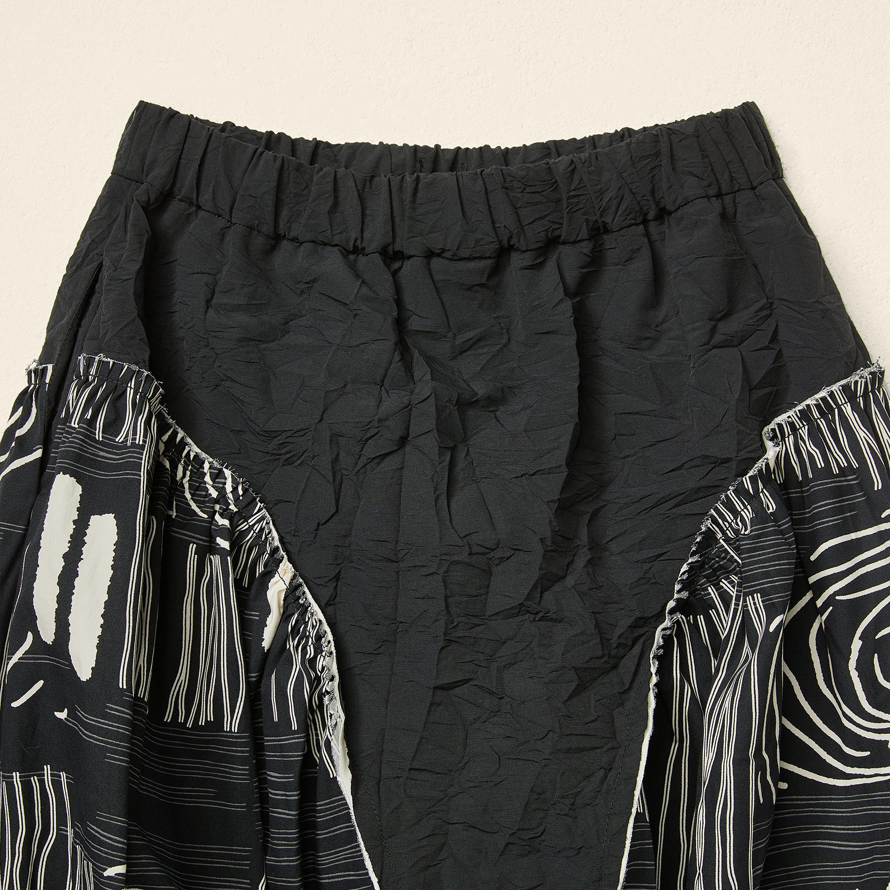 AW26 PATCHWORK BUBBLE SKIRT