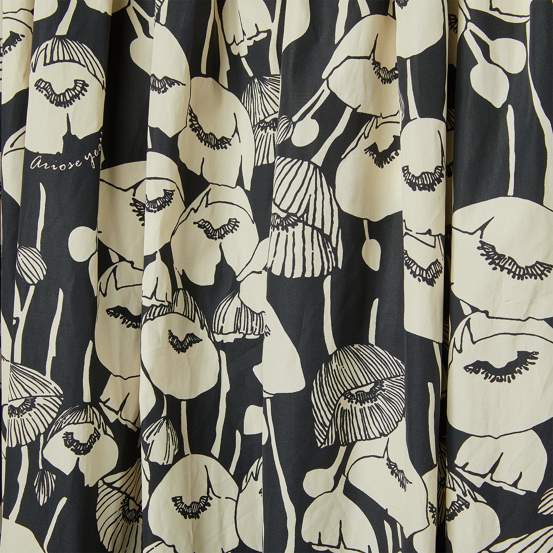 AW26 UPSIDE DOWN FLOWERS SKIRT
