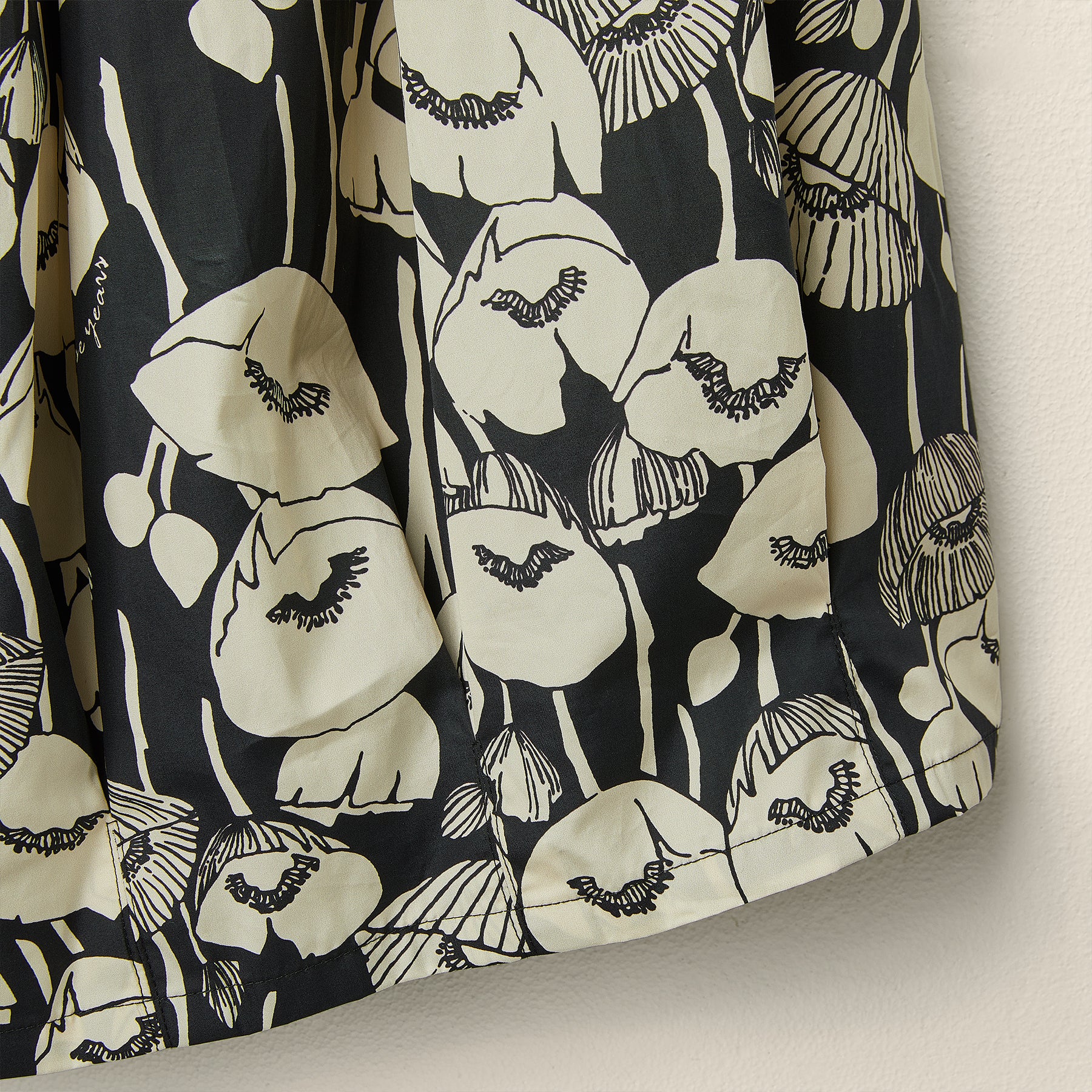 AW26 UPSIDE DOWN FLOWERS SKIRT
