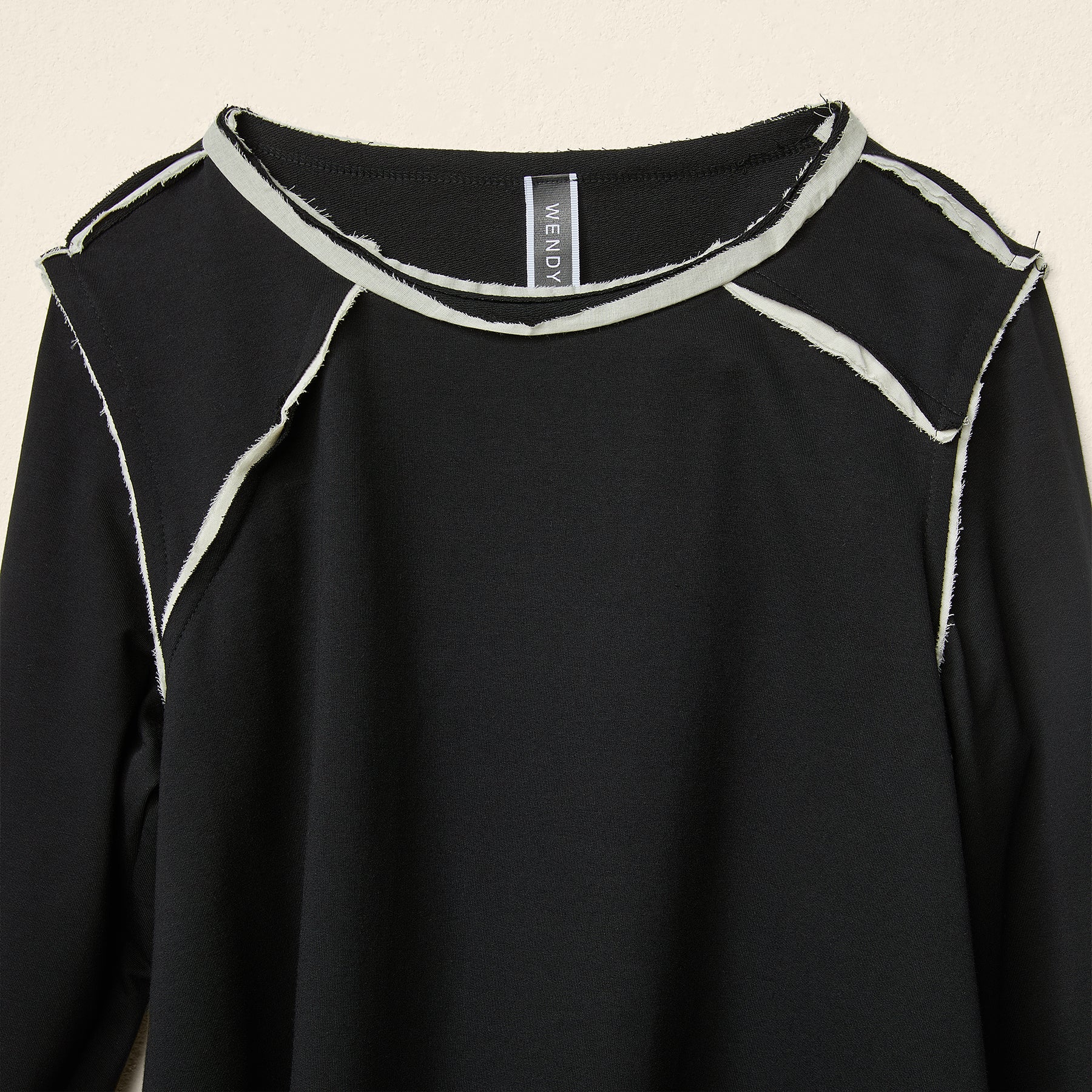 AW26 ECRU TRIMMING SWEATSHIRT
