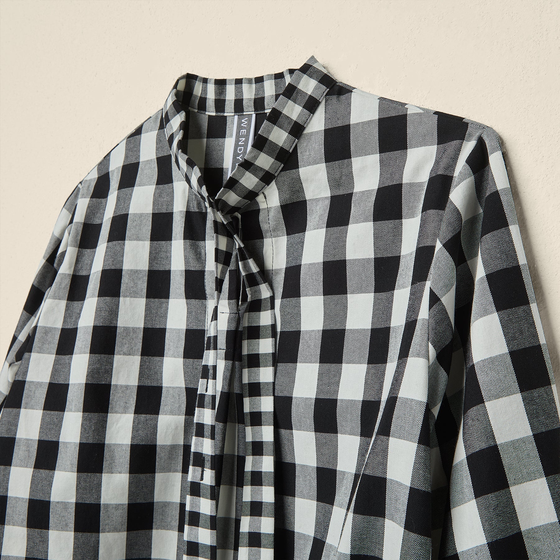 LONG CHECKED TUNIC