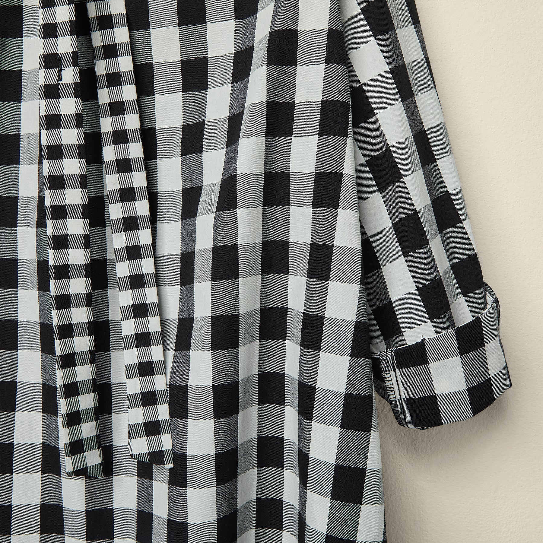 LONG CHECKED TUNIC