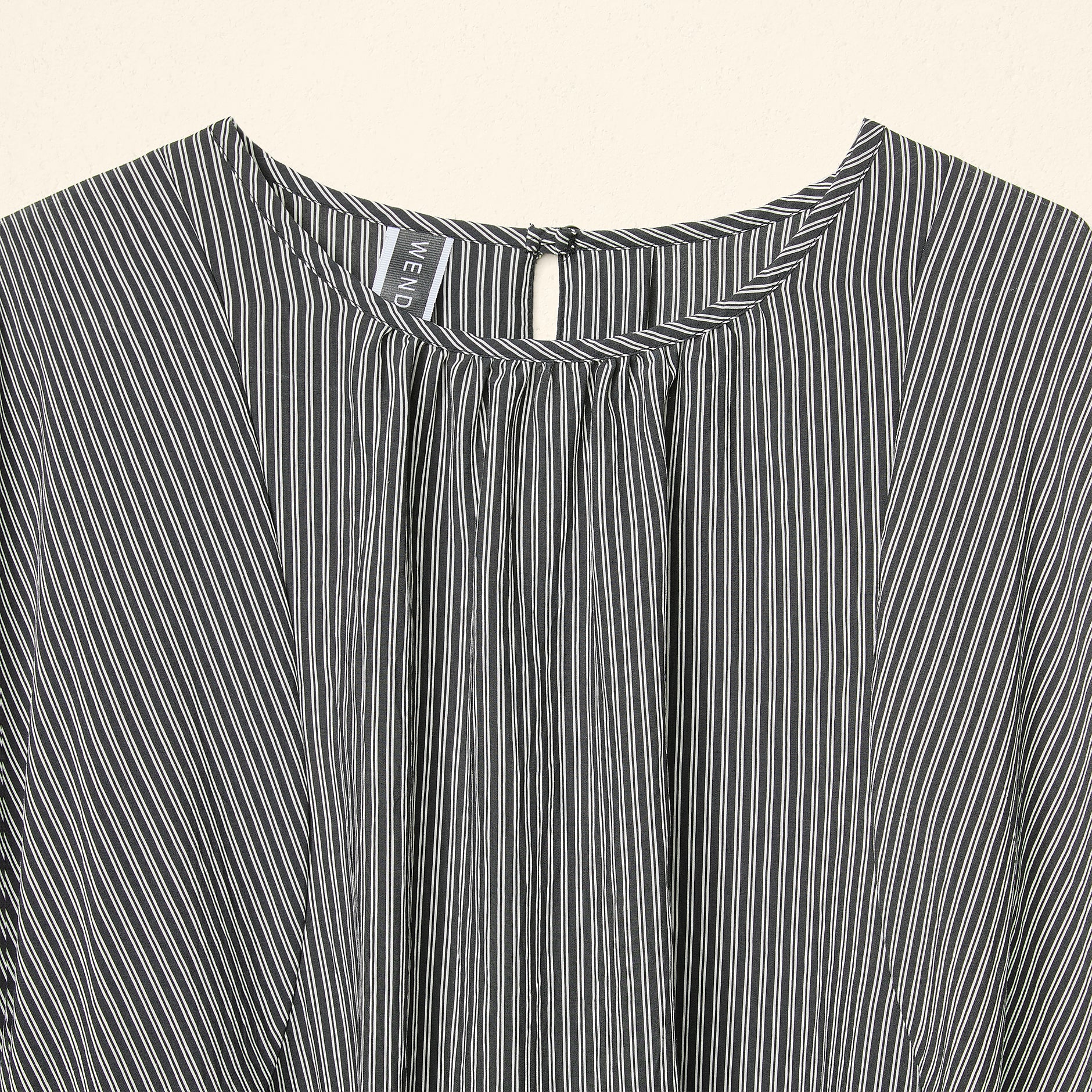 T-SHIRT/DRESS IN STRIPED FABRIC