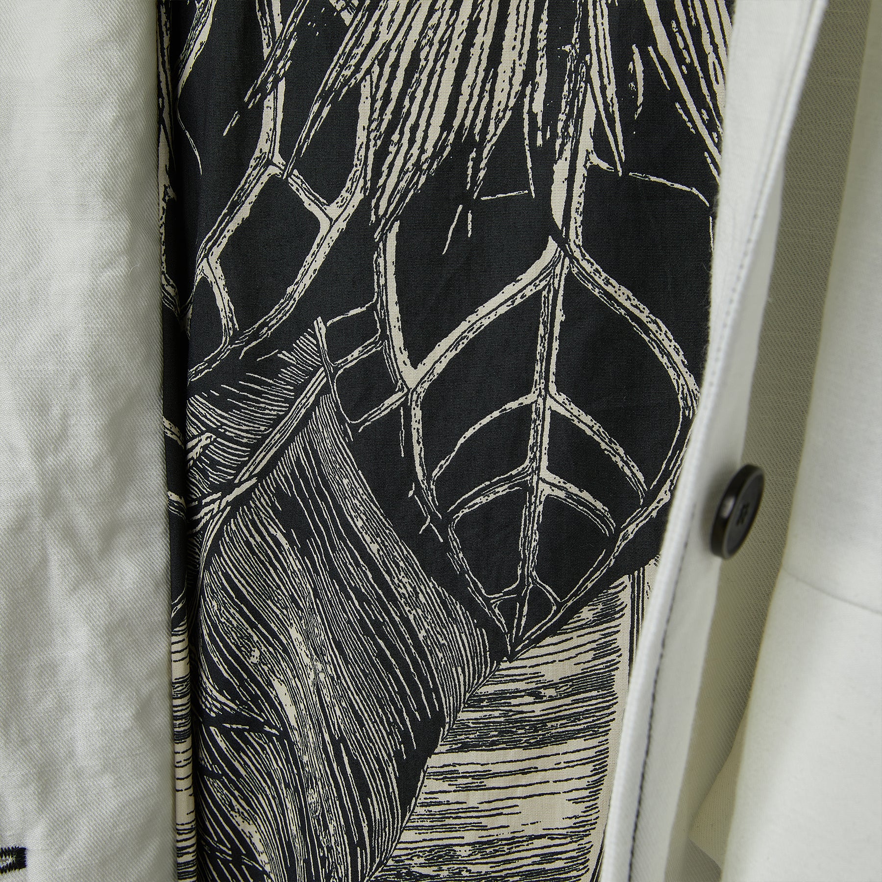 JACKET WITH BOTANIC LINING