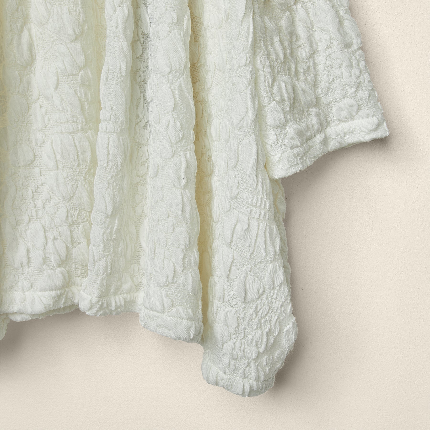 BLUSA AMPIA IN TESSUTO GOFFRATO