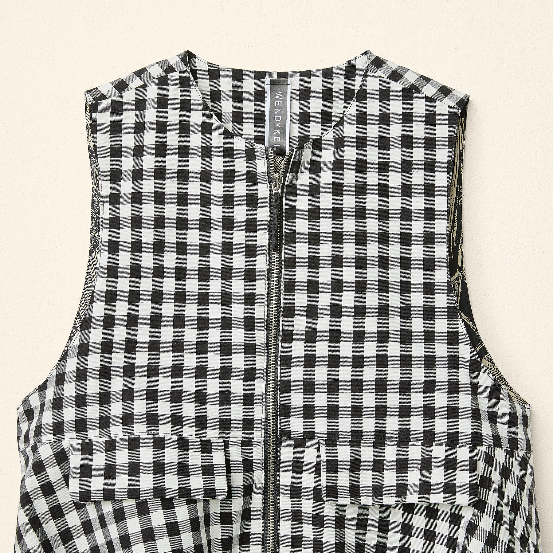 CHECKED VEST