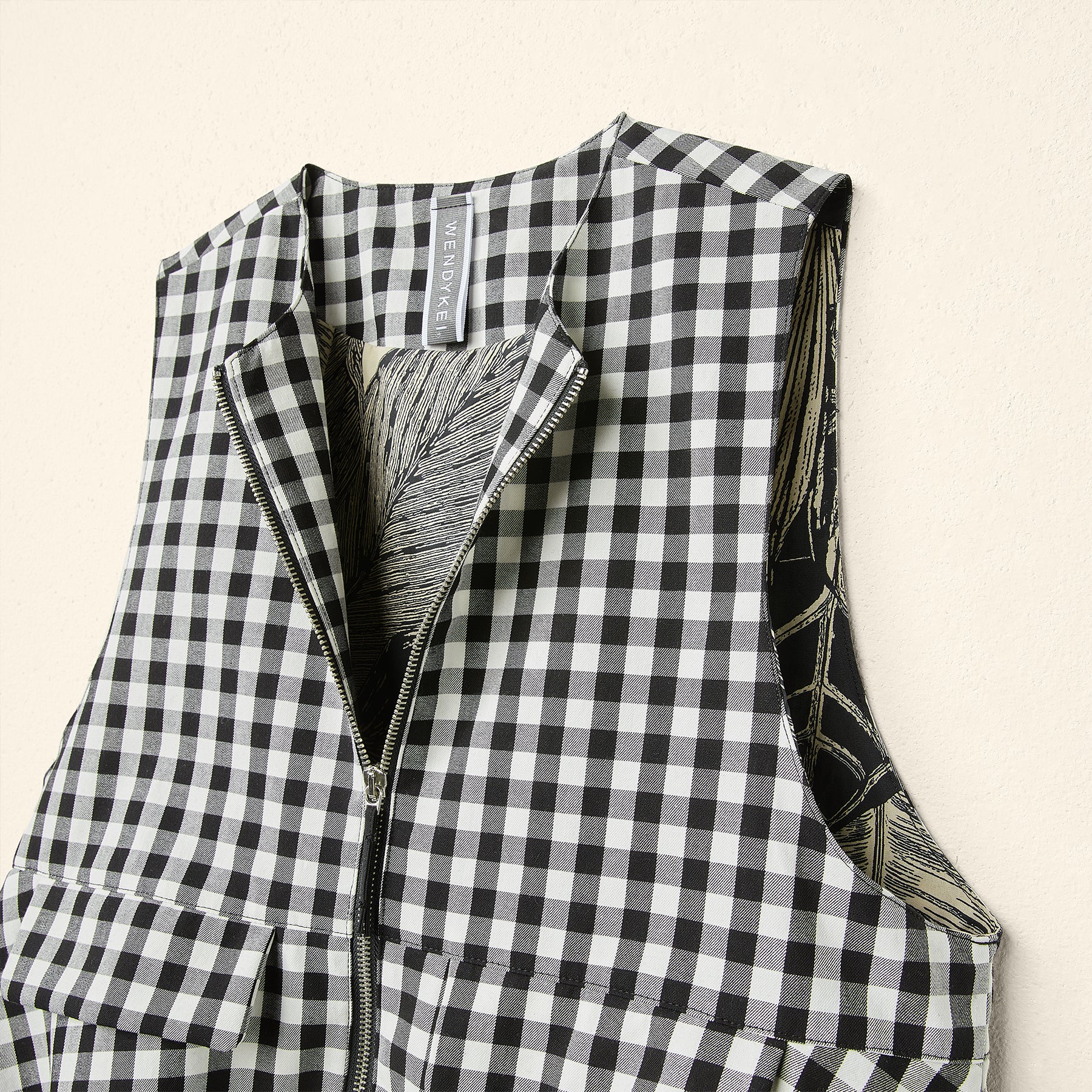CHECKED VEST