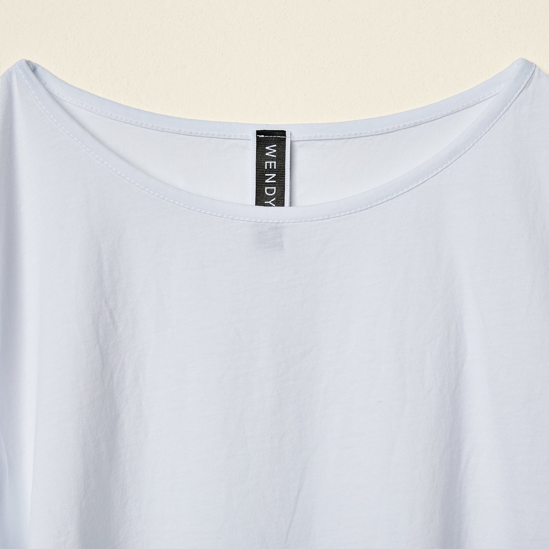 T-SHIRT WITH POINTED HEM