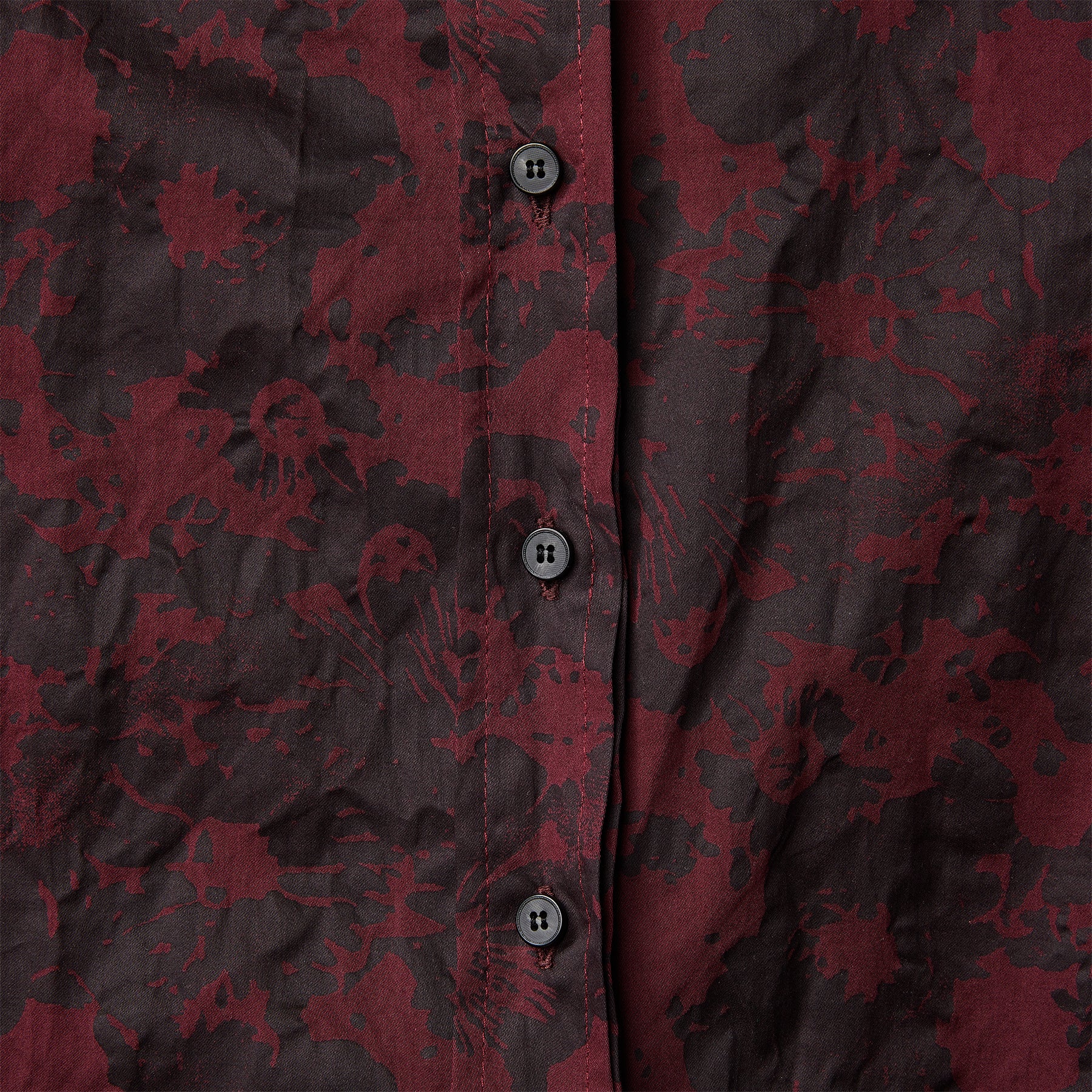FLORAL PATTERN WIDE SHIRT