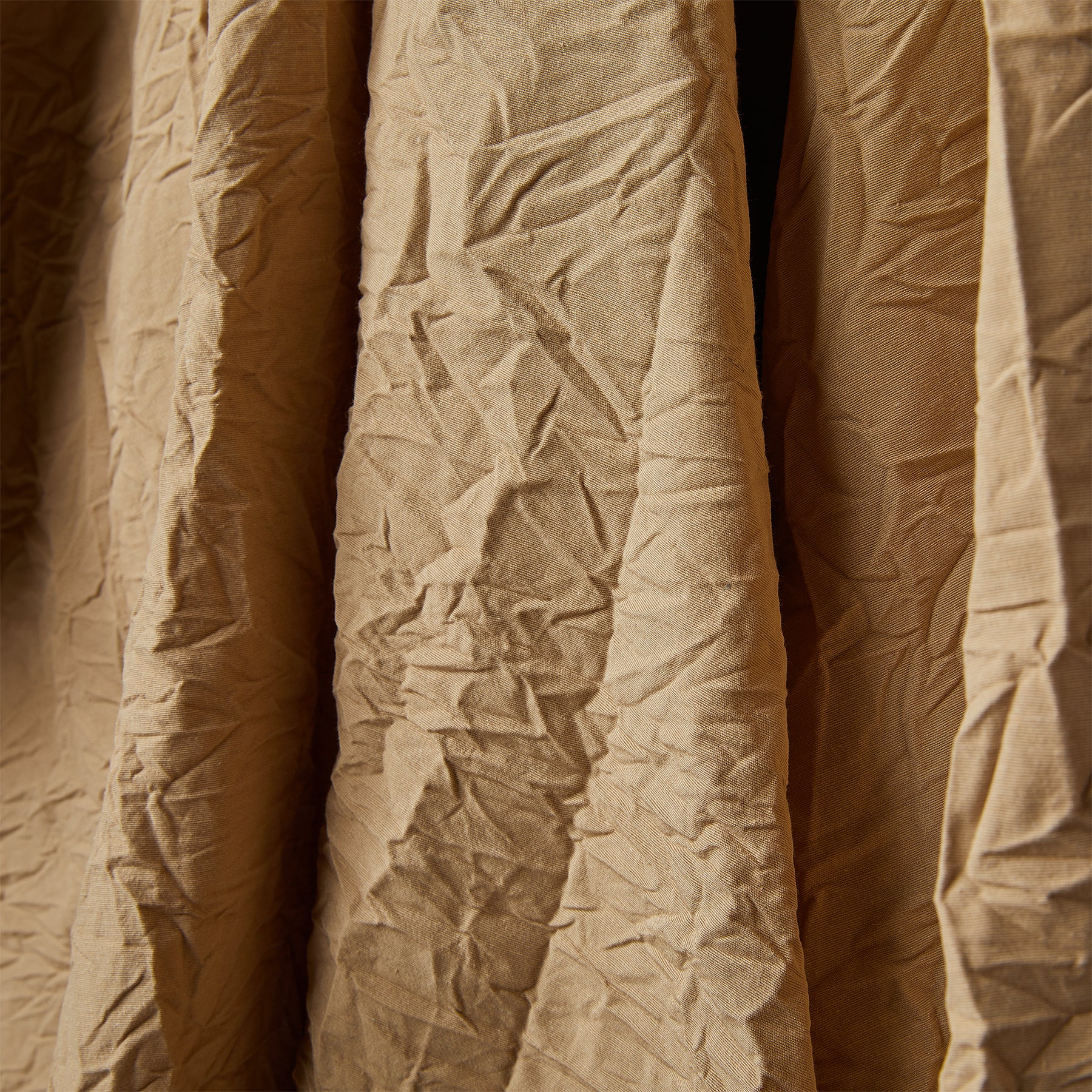 OVERCOAT IN WRINKLED FABRIC