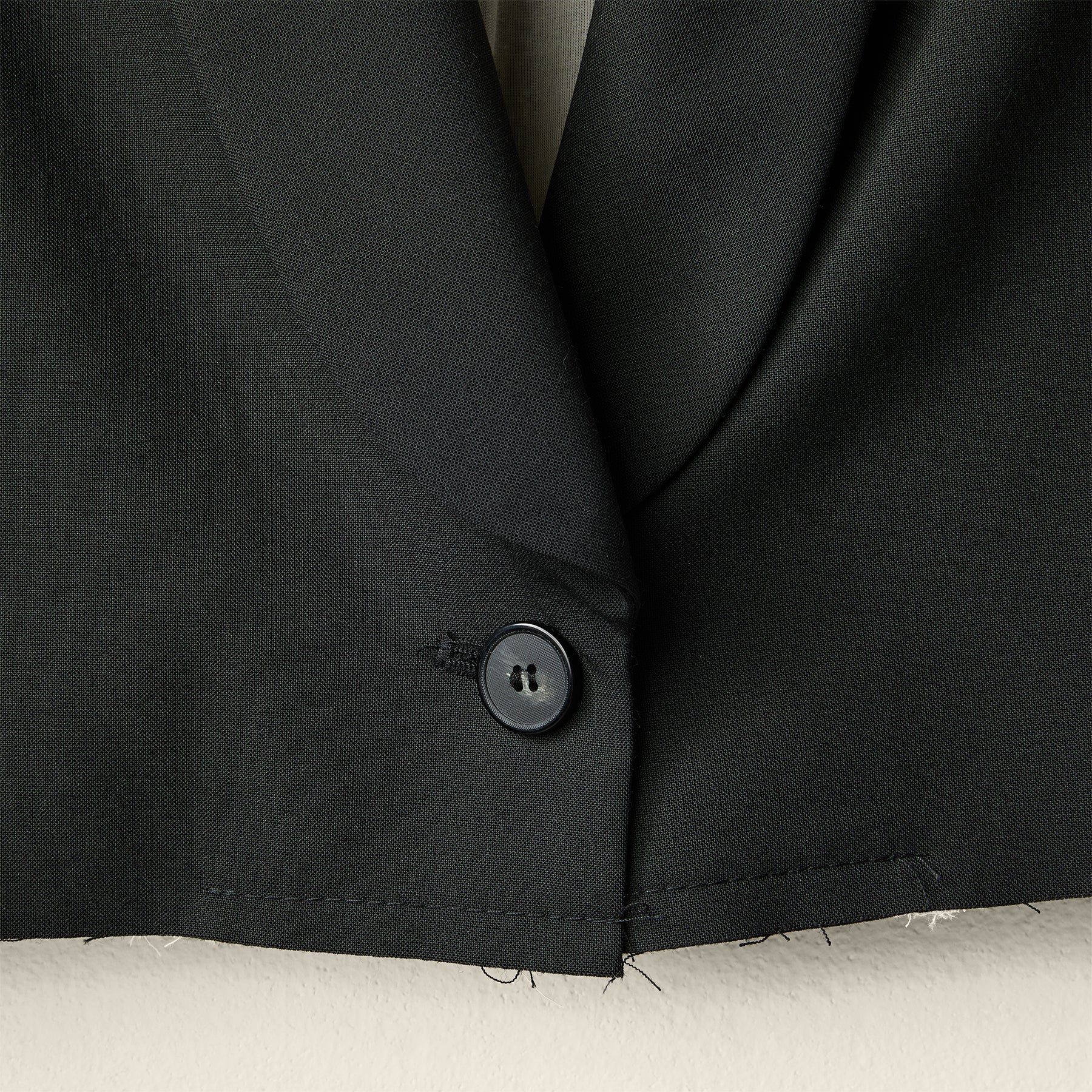 CROPPED BLAZER WITH SHAWL LAPEL