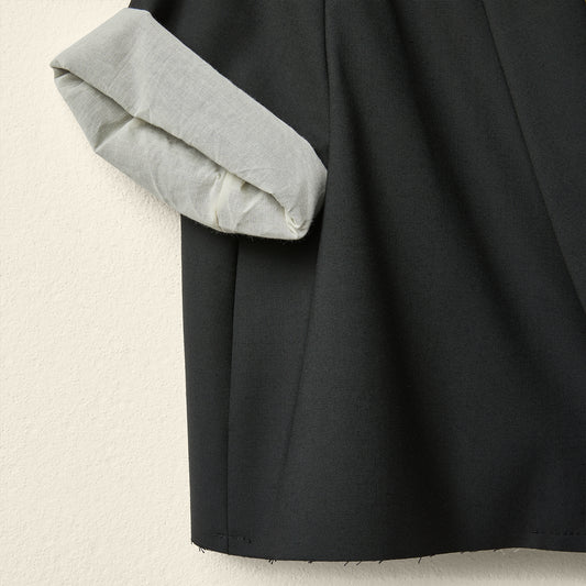 BLAZER CORTO CON COLLETTO A SCIALLE