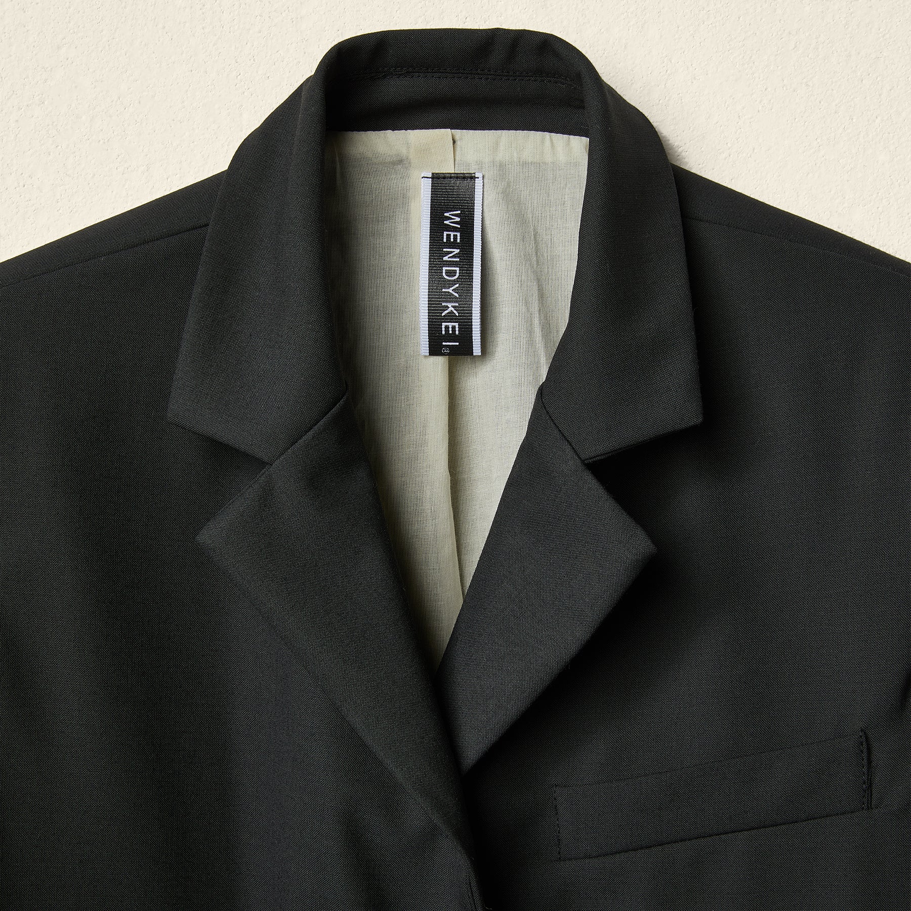 LONG BLAZER WITH SHORT SLEEVES