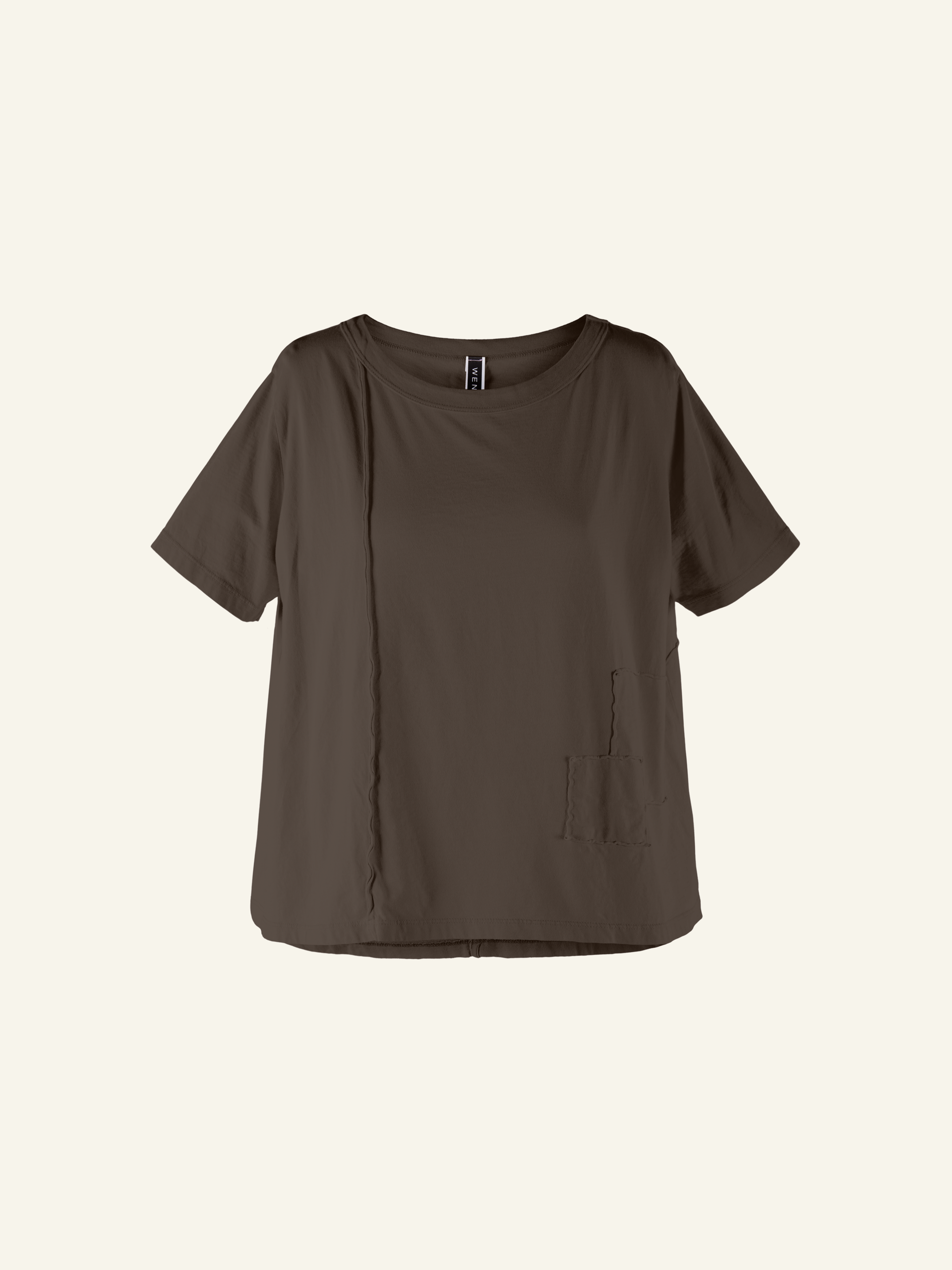 CROPPED JERSEY T-SHIRT