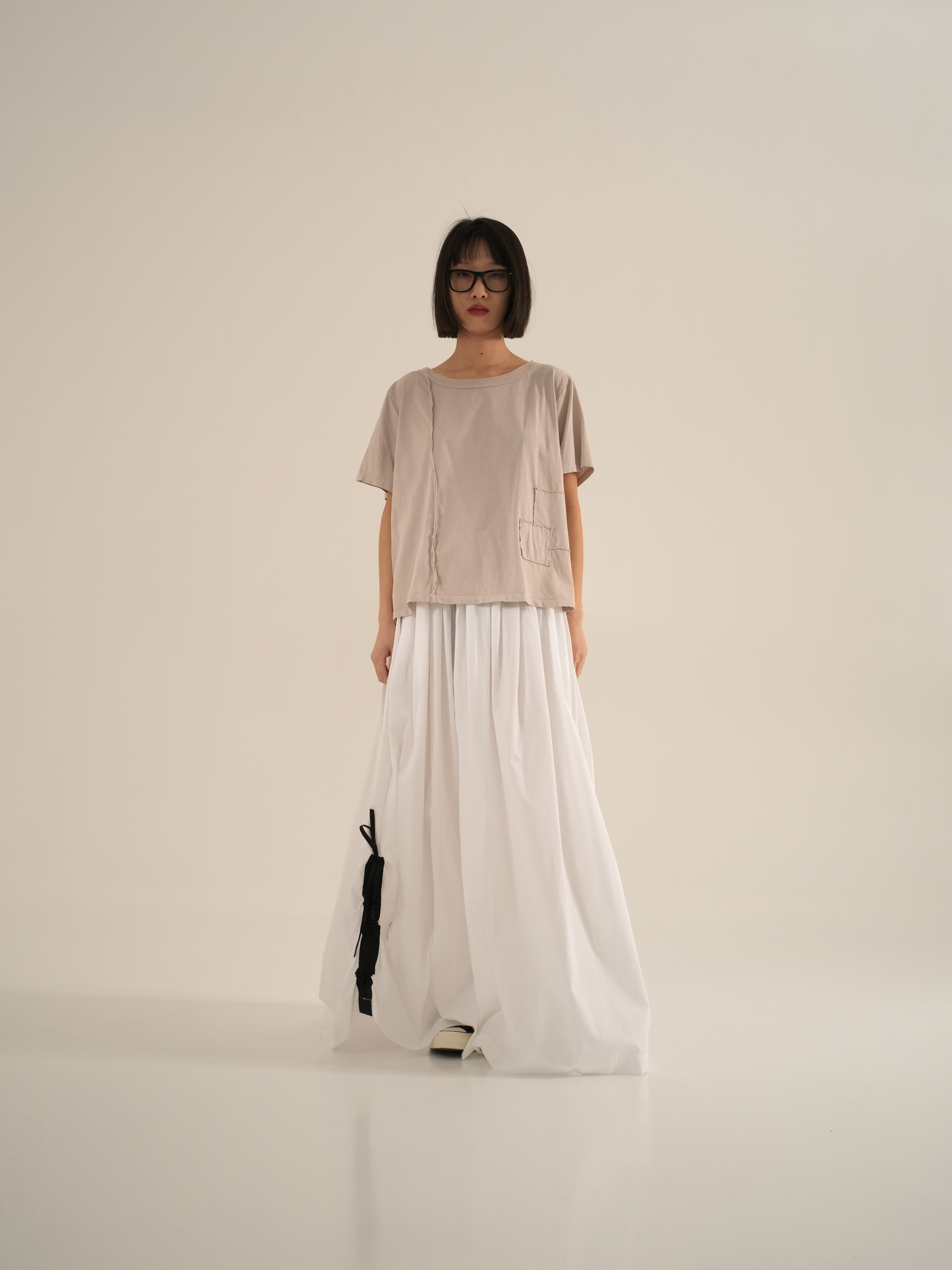 CROPPED JERSEY T-SHIRT