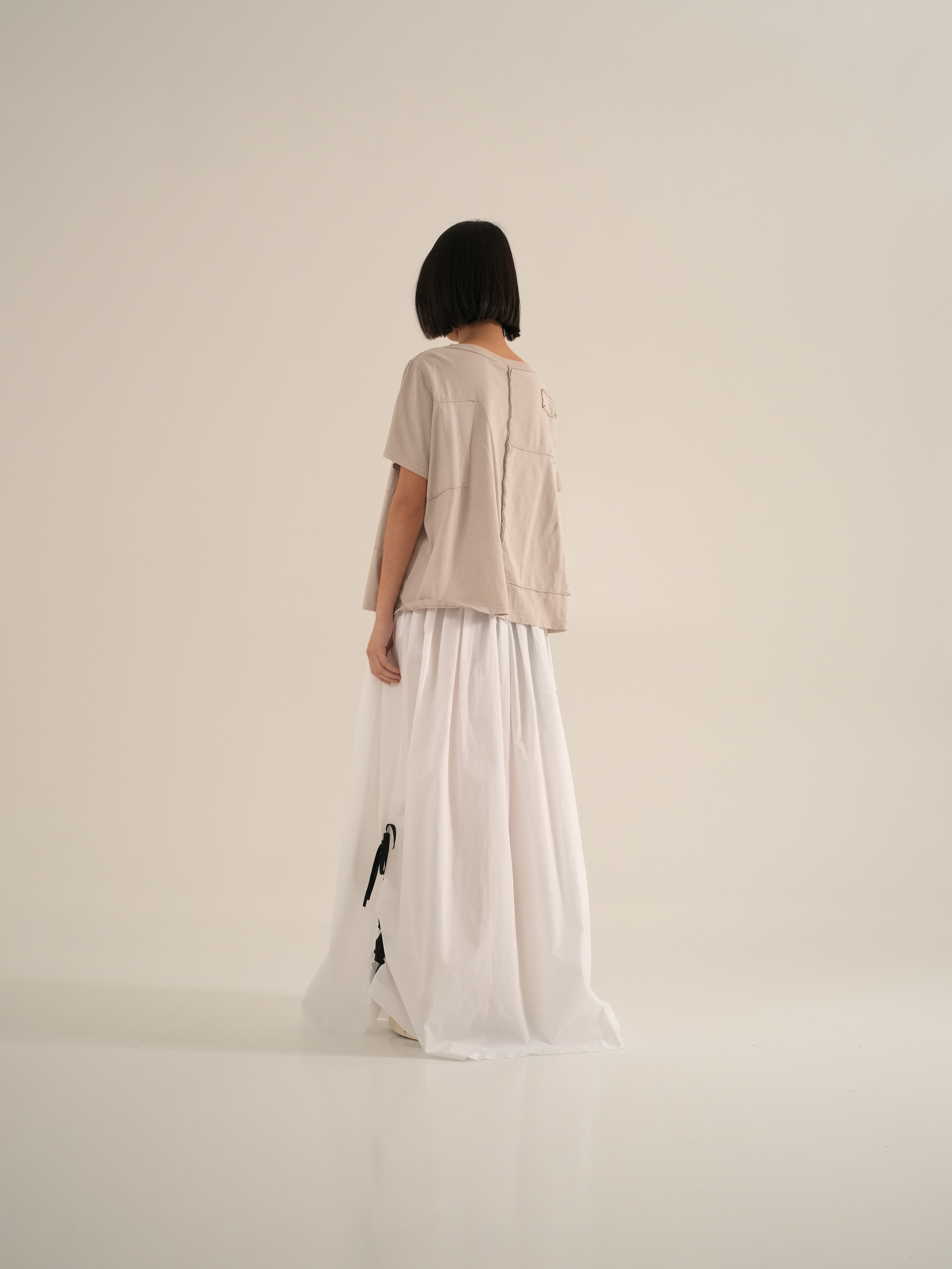 CROPPED JERSEY T-SHIRT