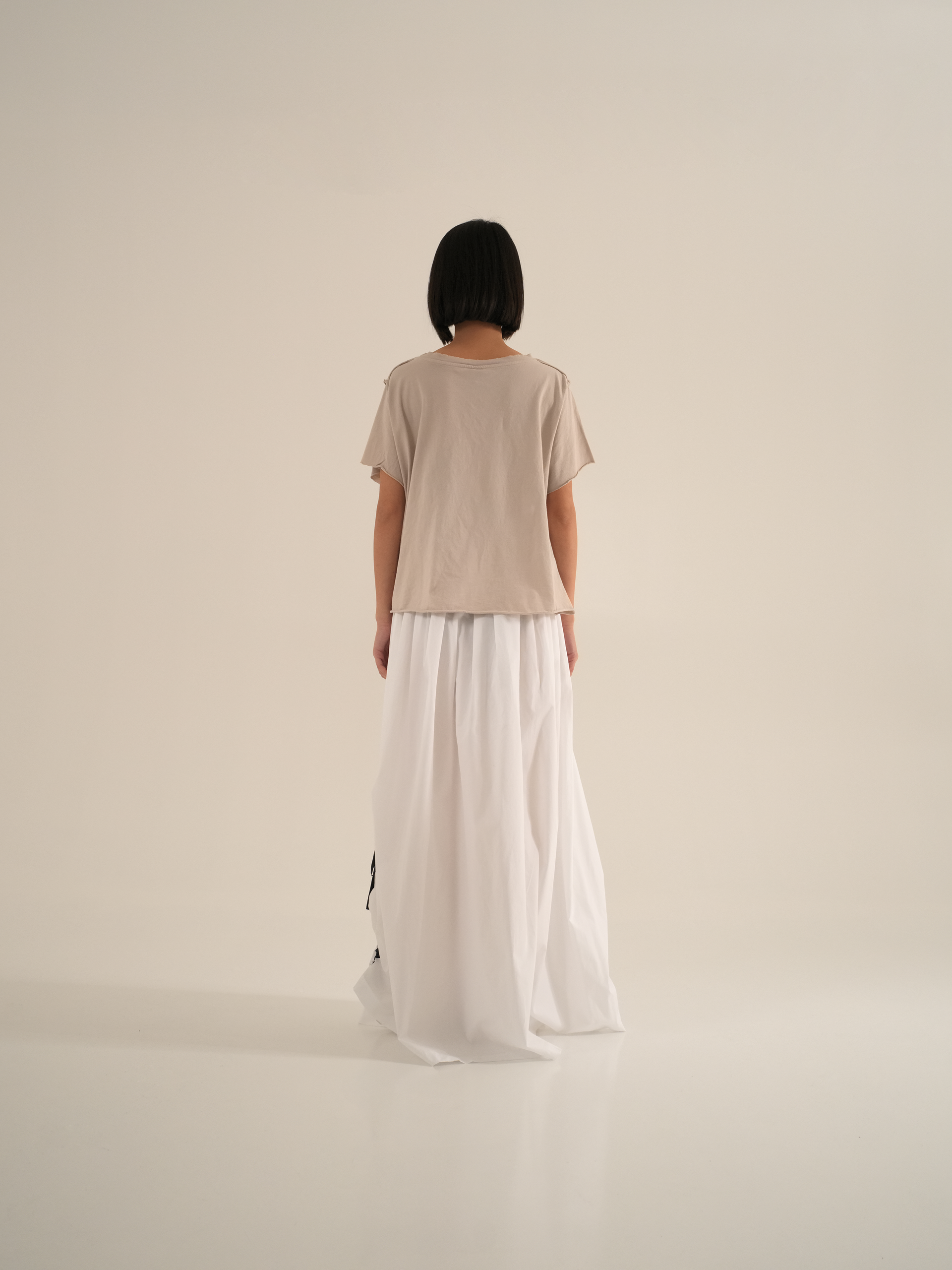 CROPPED JERSEY T-SHIRT