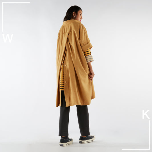 WOOL BLEND CHEMISIER