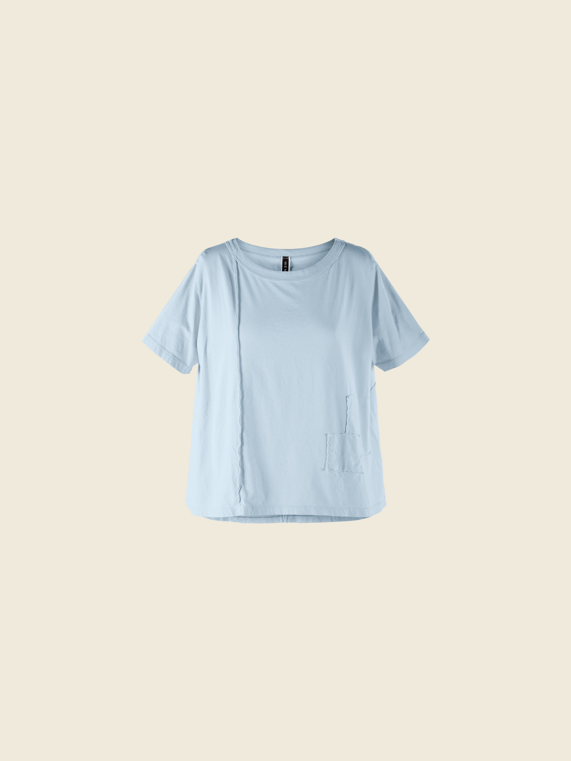 CROPPED JERSEY T-SHIRT