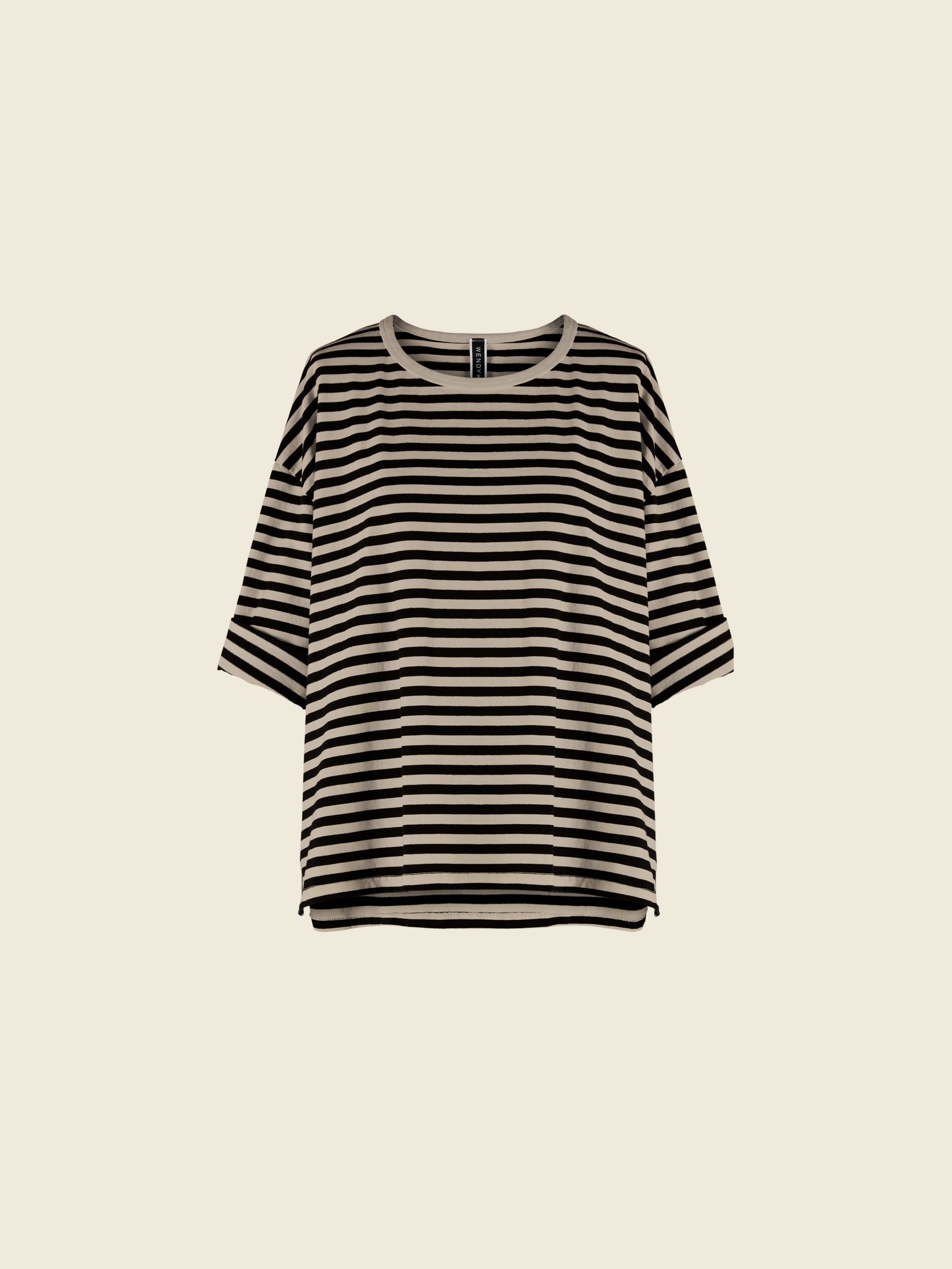 STRIPED SQUARED T-SHIRT