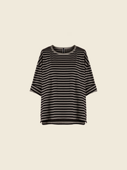 STRIPED SQUARED T-SHIRT