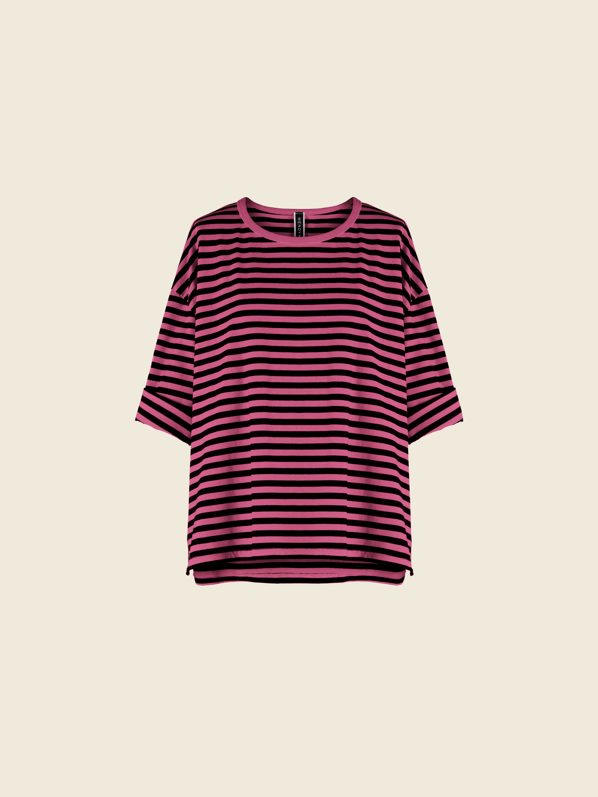 STRIPED SQUARED T-SHIRT