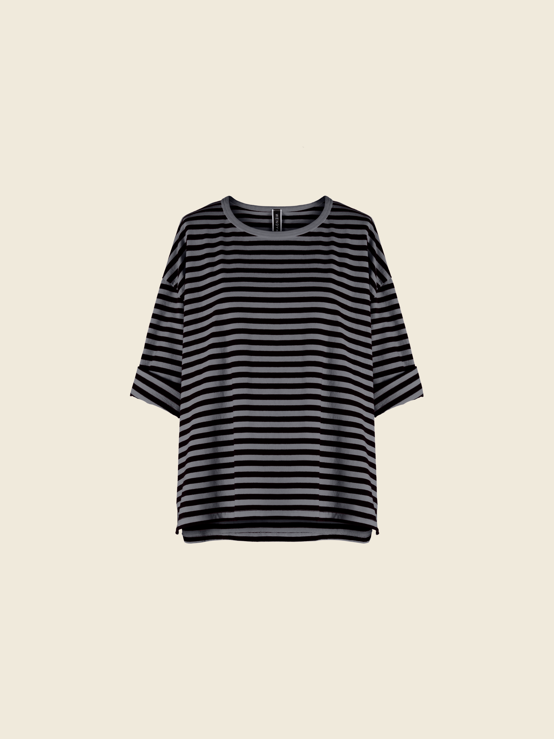 STRIPED SQUARED T-SHIRT