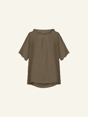 BLUSA AMPIA IN LINO