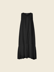 LONG MUSLIN DRESS WITH FINAL FRILL