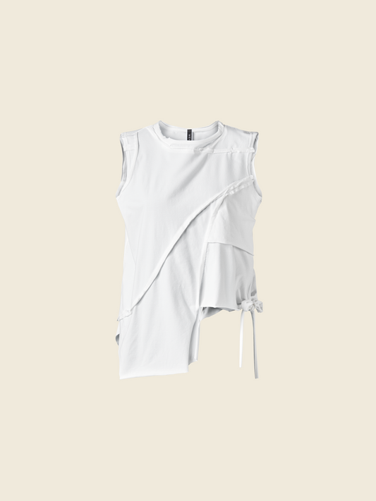 ASYMMETRIC JERSEY T-SHIRT