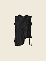 ASYMMETRIC JERSEY T-SHIRT