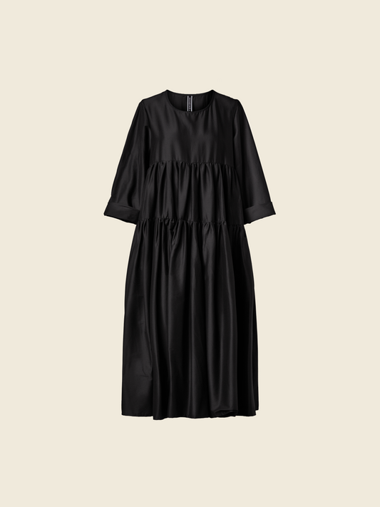 POPLIN DRESS WITH BOWS ON THE BACK