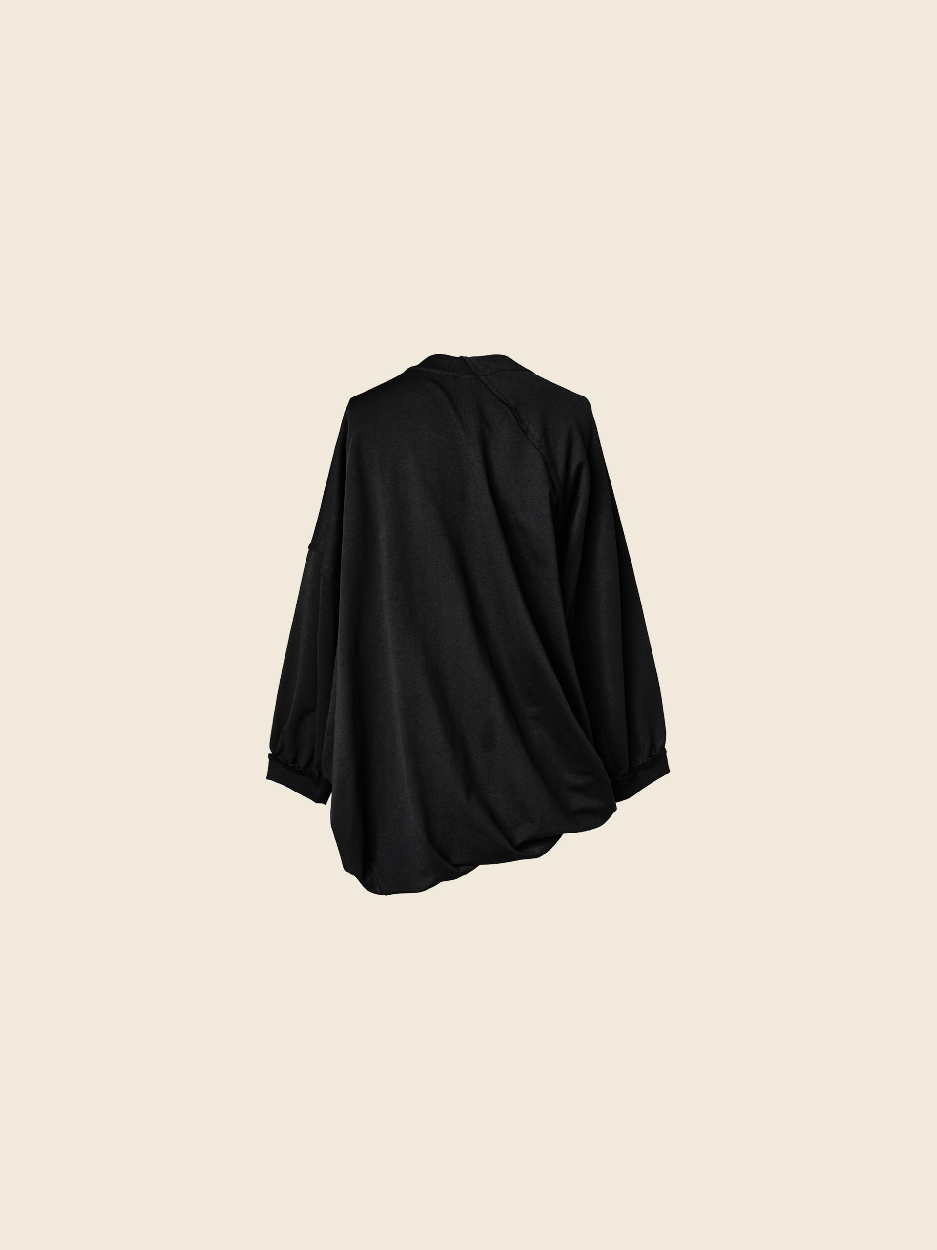 CARDIGAN PLISSETTATO IN FELPA