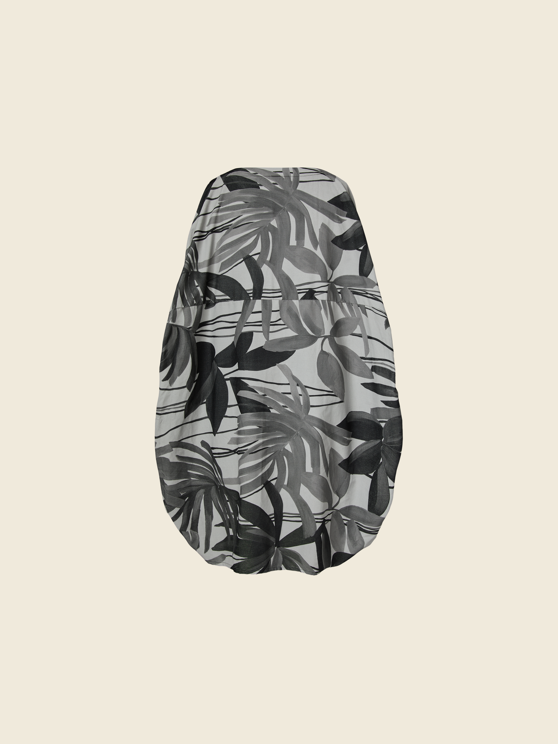 BALLOON DRESS WITH BAT SLEEVES